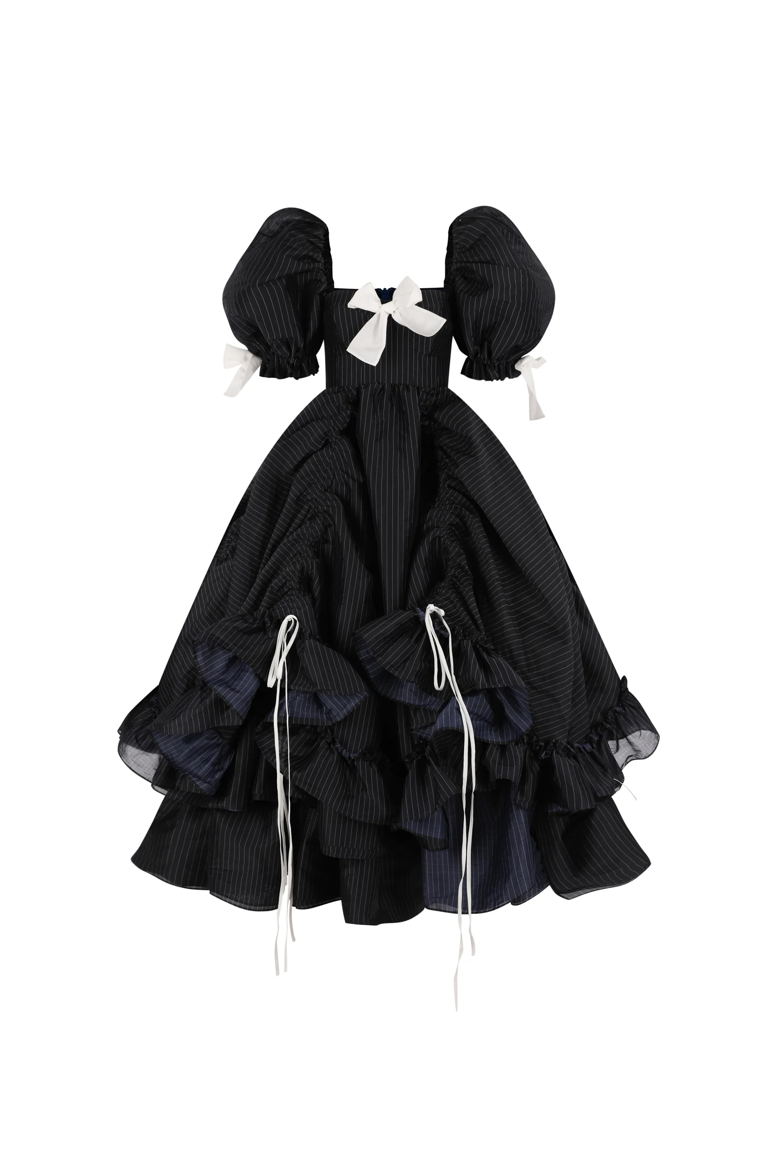 Put A Fork In It Pinstripe Gown - Image 4