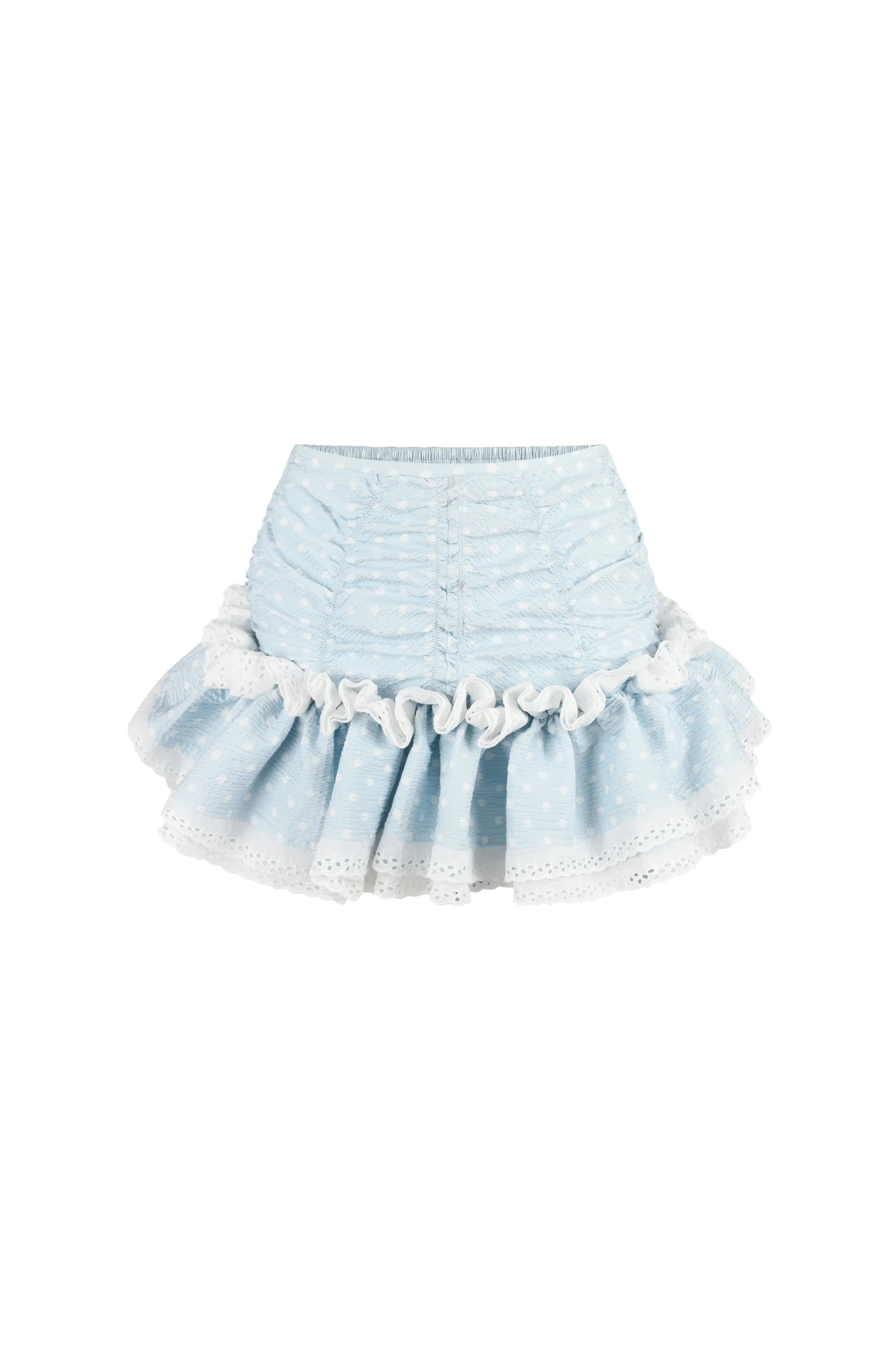 The Baby Blue Polka Dot Cherry On Top Bikini Bottoms - Image 7