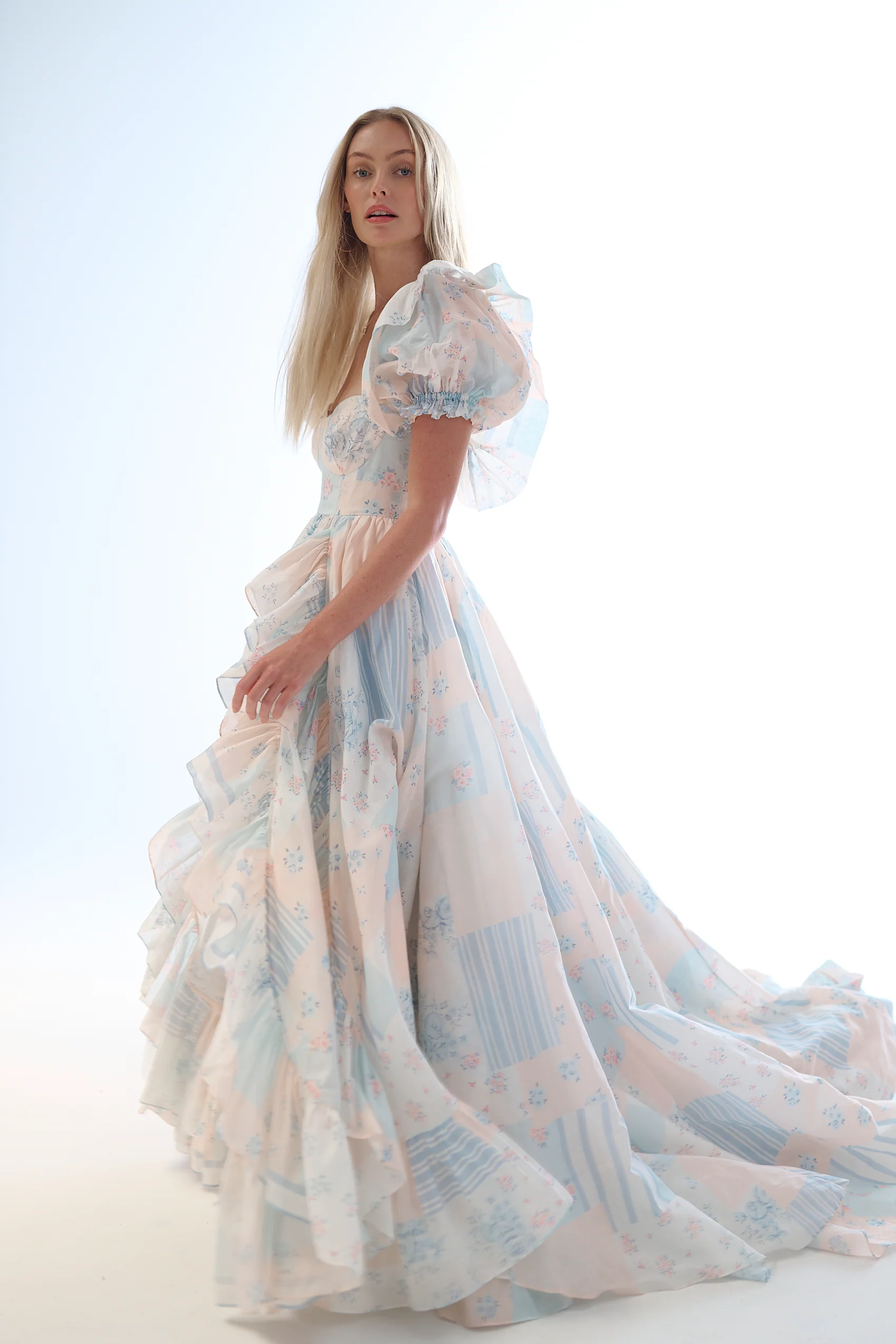 The Babysitter Silk Organdy In Bloom Gown - Image 14