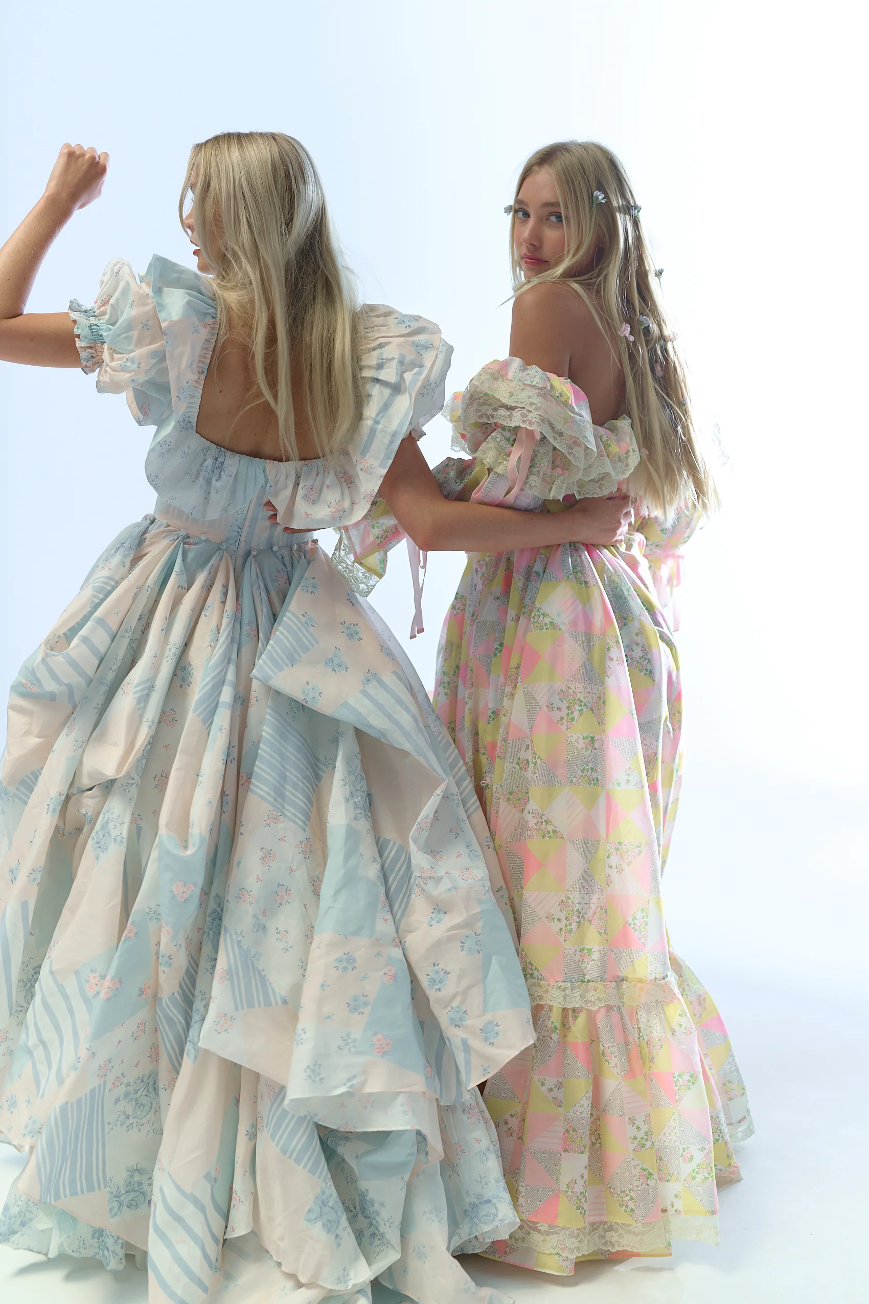 The Babysitter Silk Organdy In Bloom Gown - Image 31