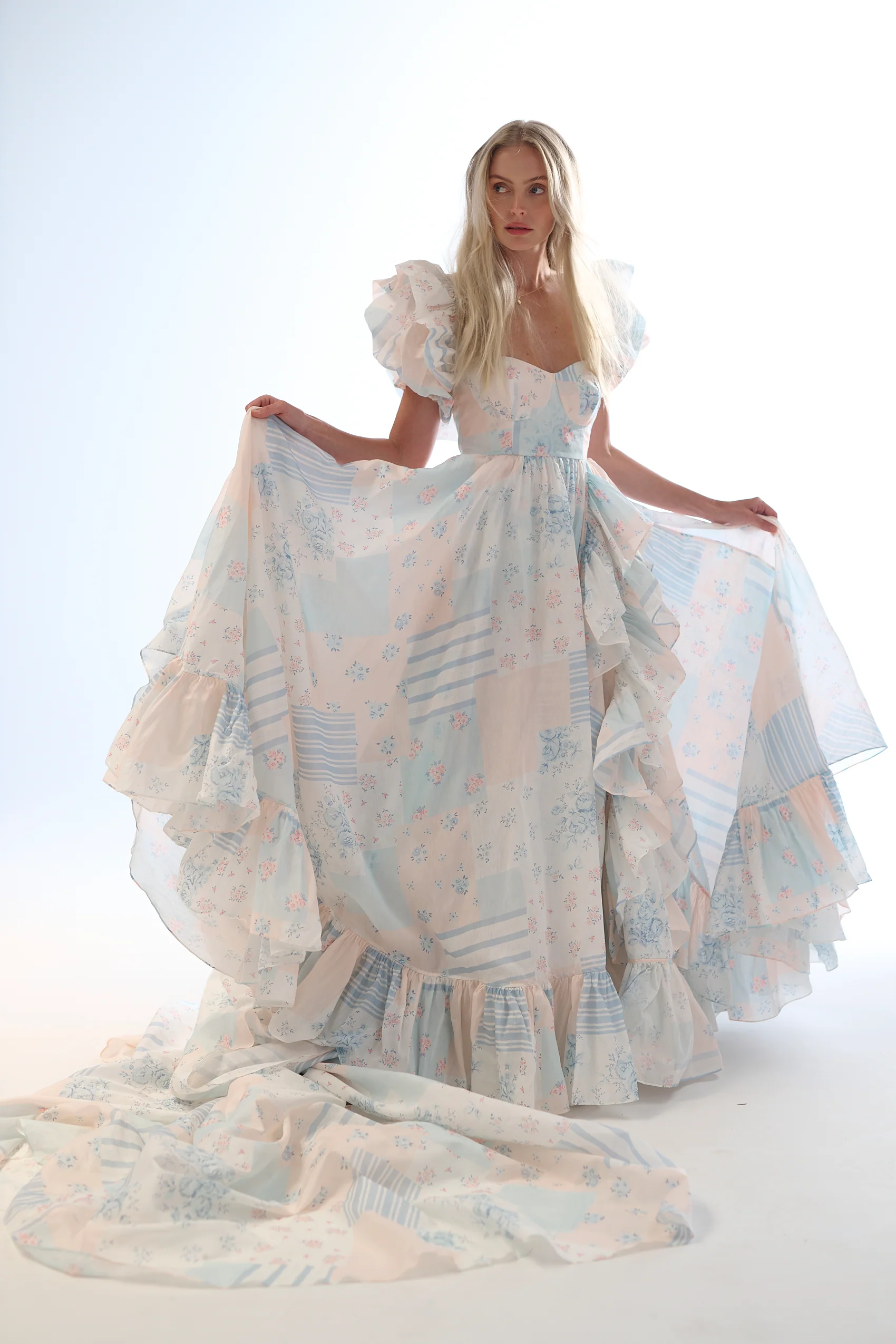 The Babysitter Silk Organdy In Bloom Gown - Image 4