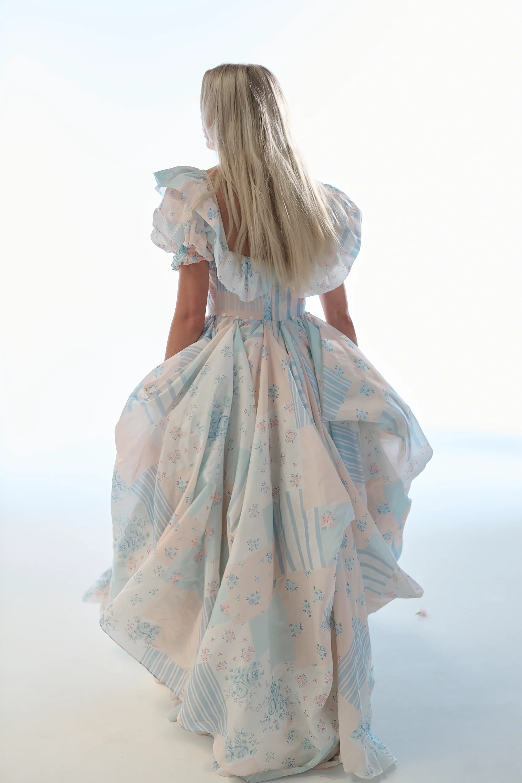 The Babysitter Silk Organdy In Bloom Gown - Image 41