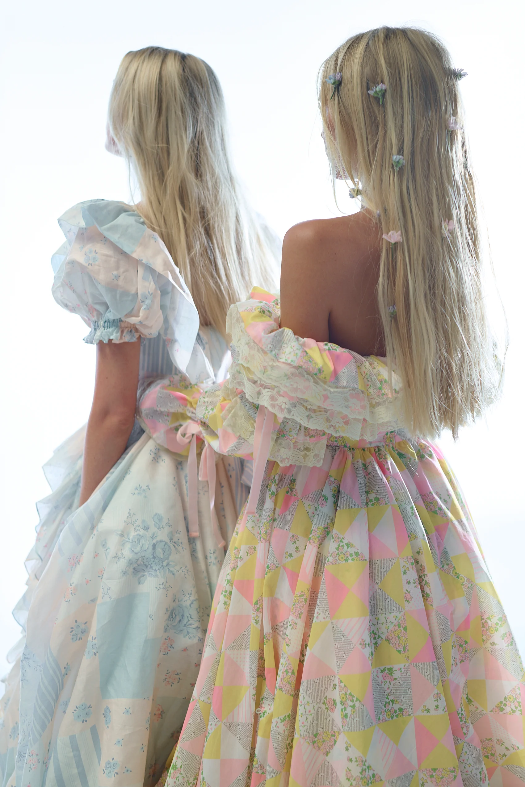 The Babysitter Silk Organdy In Bloom Gown - Image 44