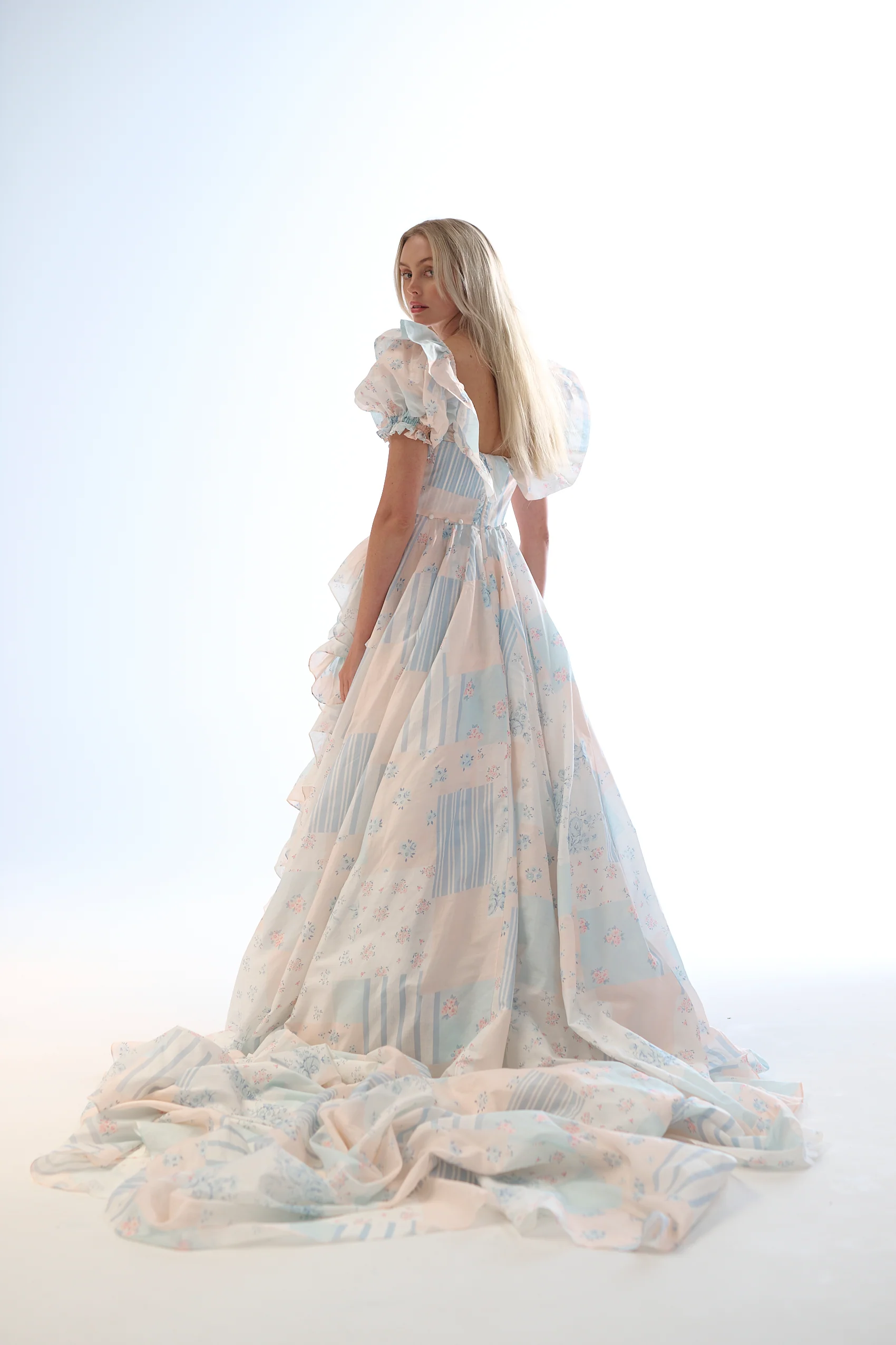 The Babysitter Silk Organdy In Bloom Gown - Image 7