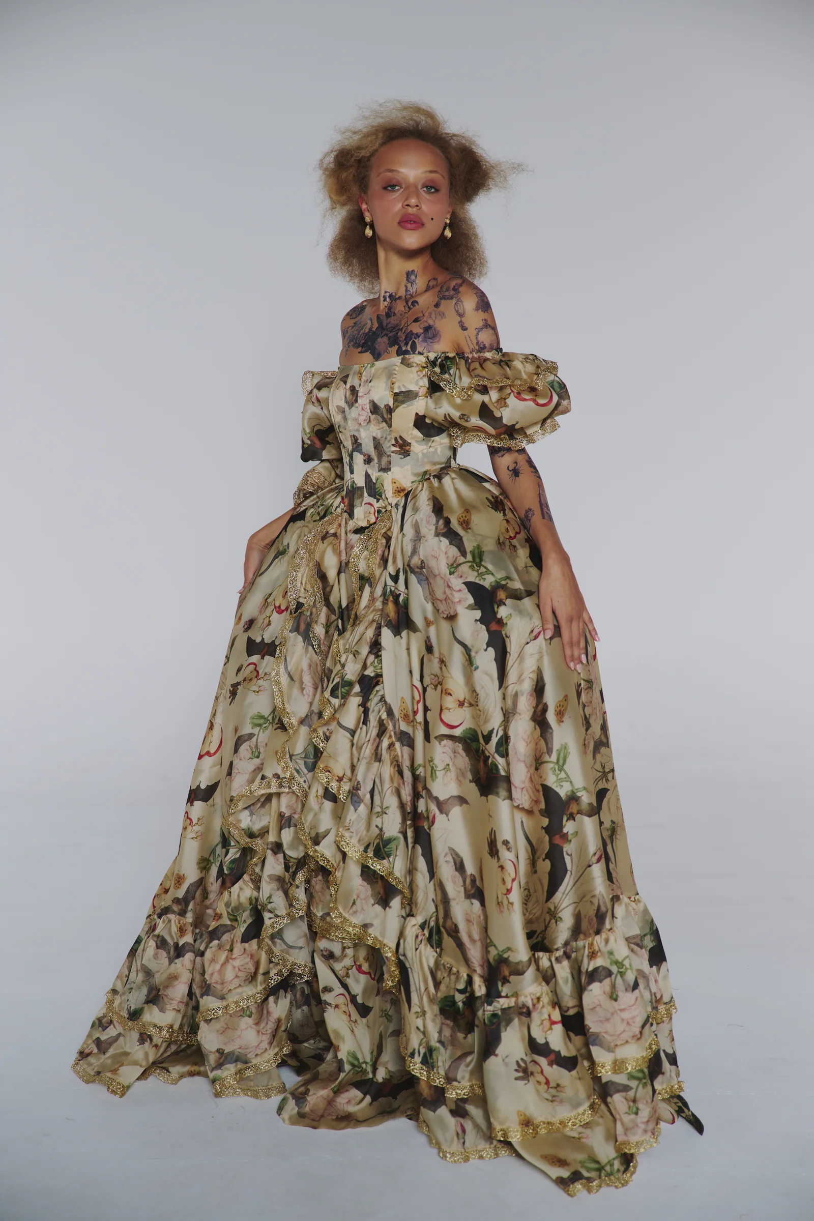 The Bats and the Bees Silk Courtesan Gown - Image 18