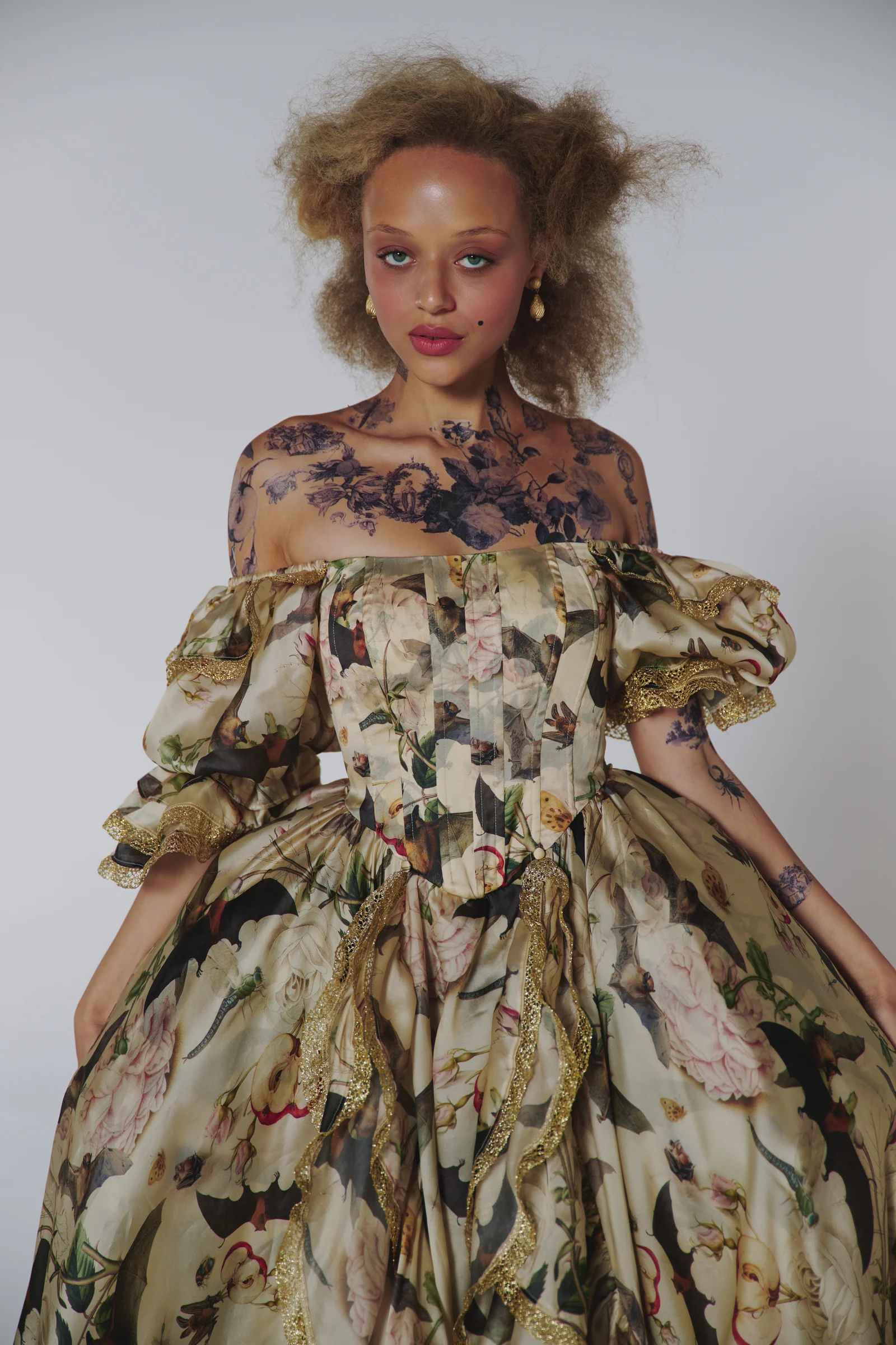 The Bats and the Bees Silk Courtesan Gown - Image 24