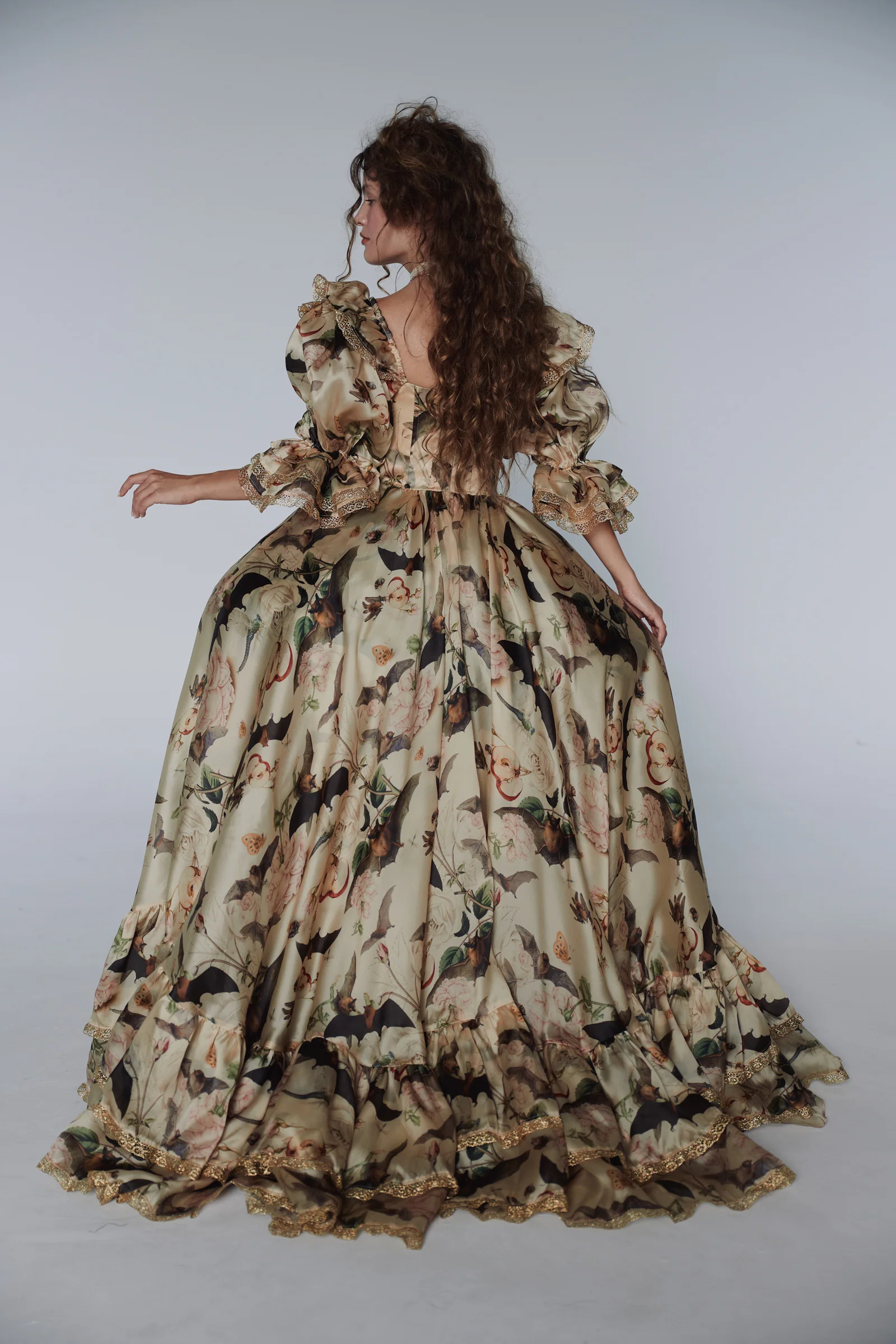 The Bats and the Bees Silk Courtesan Gown - Image 25
