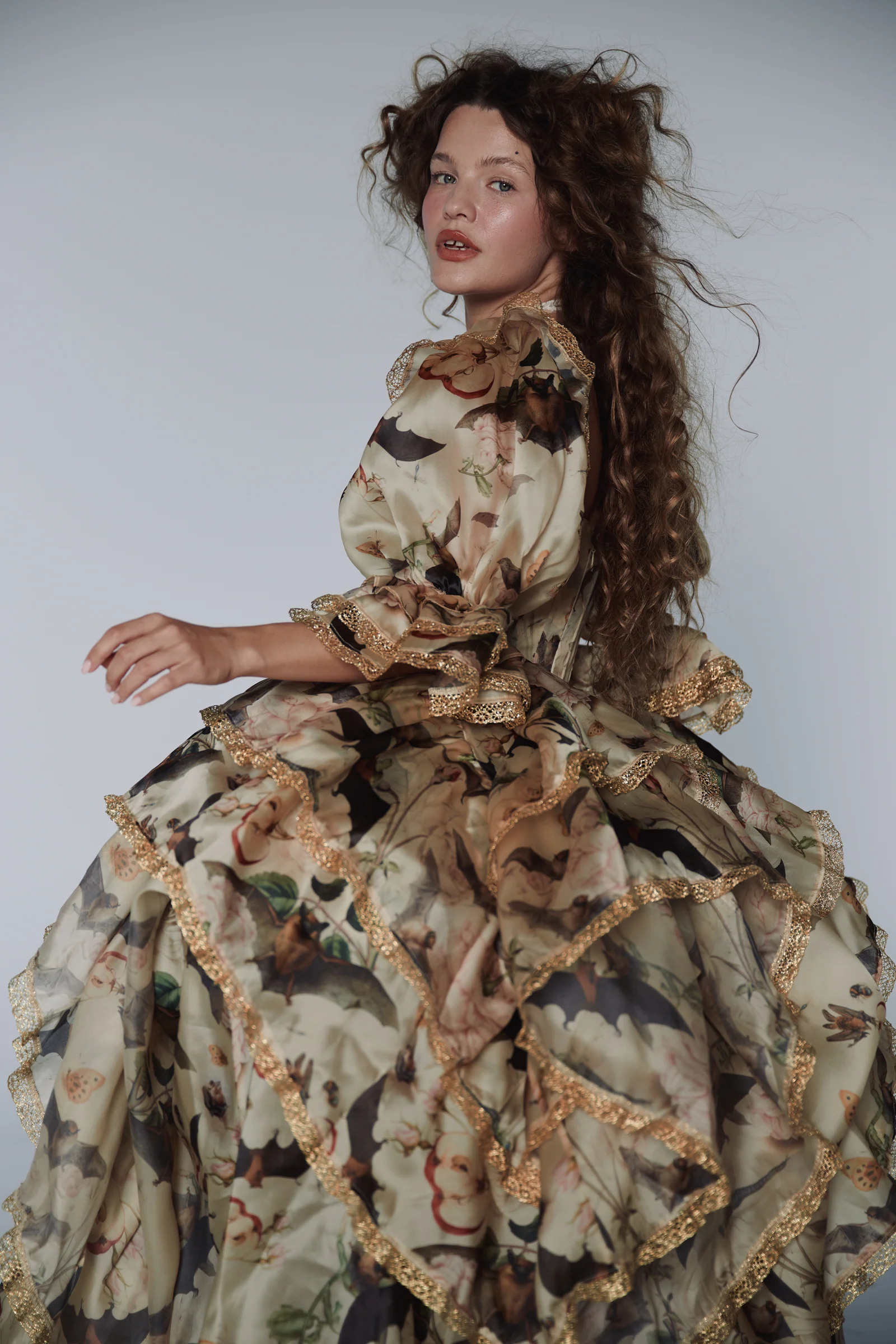 The Bats and the Bees Silk Courtesan Gown - Image 34