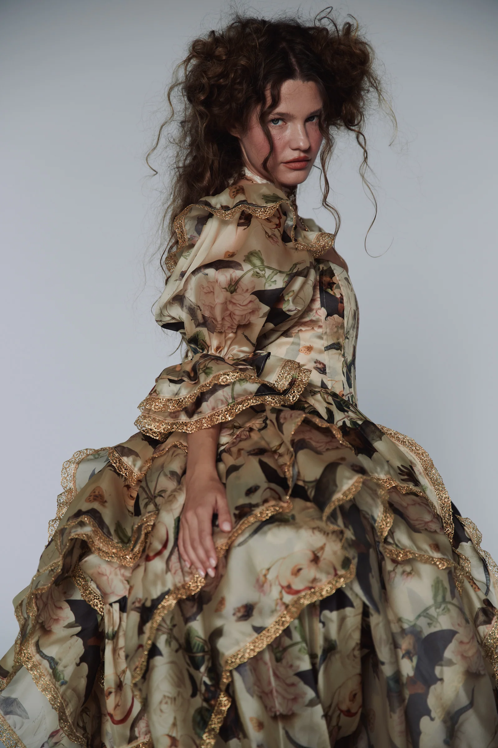 The Bats and the Bees Silk Courtesan Gown - Image 35