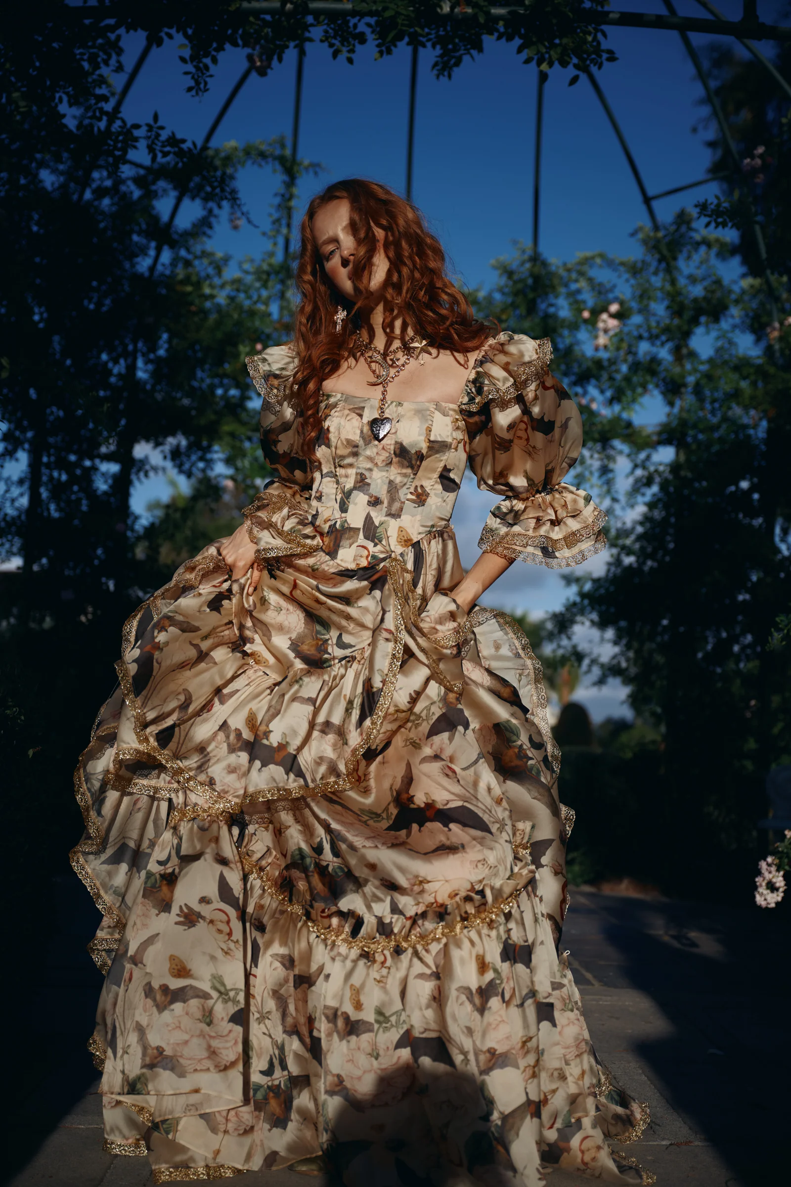 The Bats and the Bees Silk Courtesan Gown - Image 37