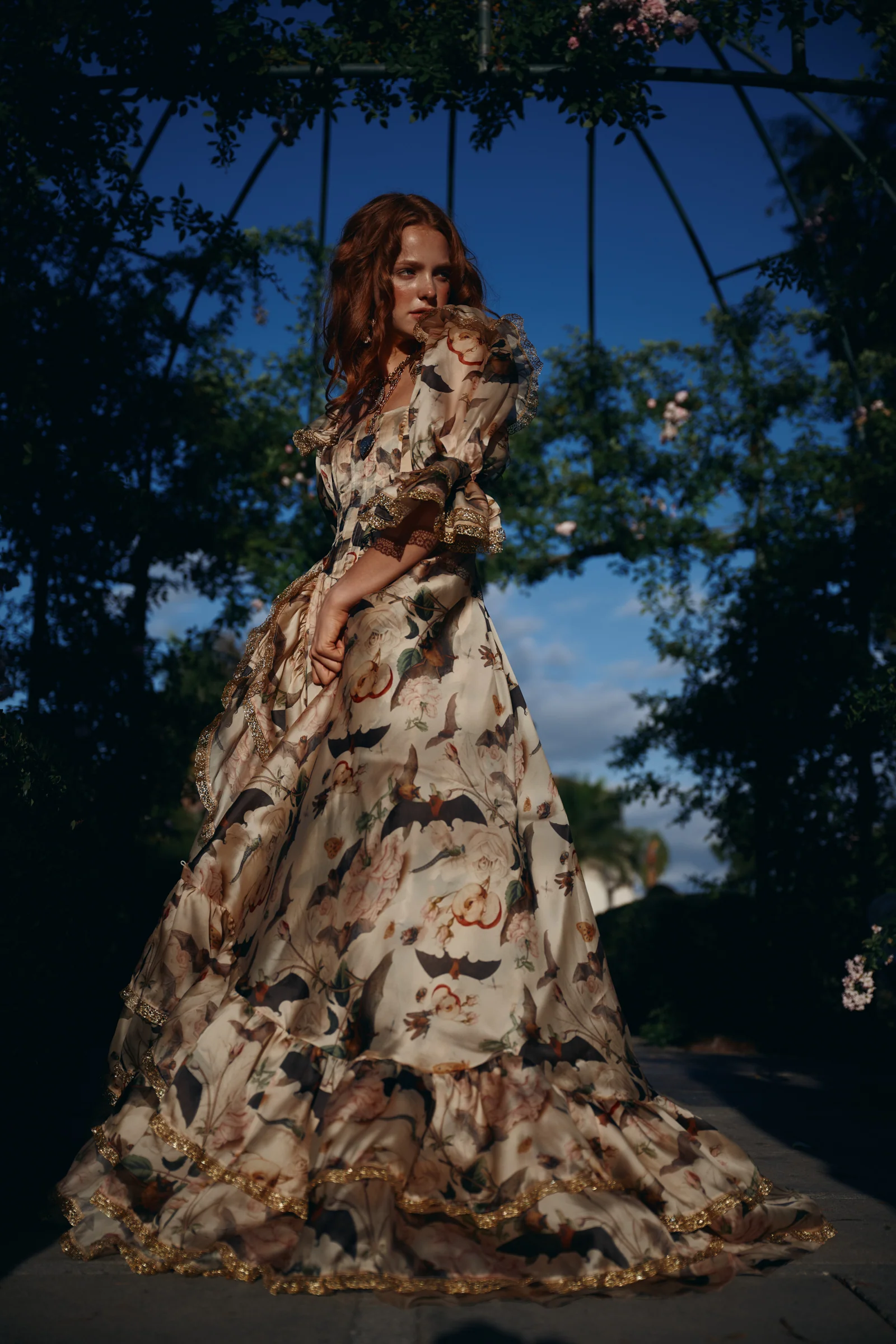 The Bats and the Bees Silk Courtesan Gown - Image 38