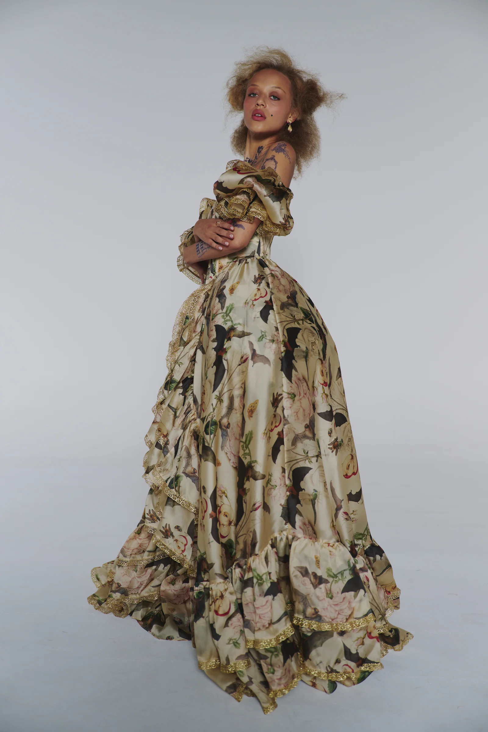 The Bats and the Bees Silk Courtesan Gown - Image 5