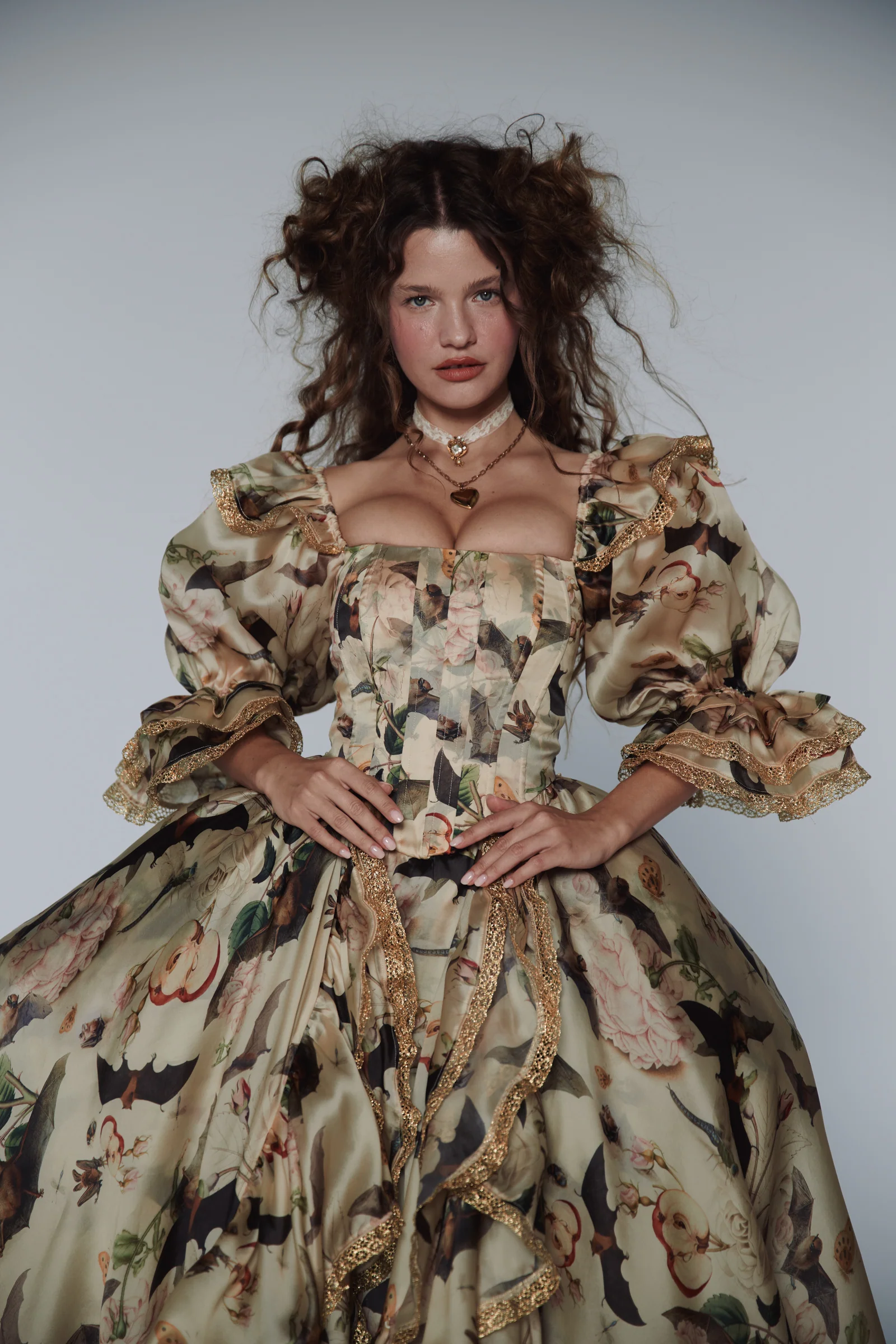 The Bats and the Bees Silk Courtesan Gown - Image 7