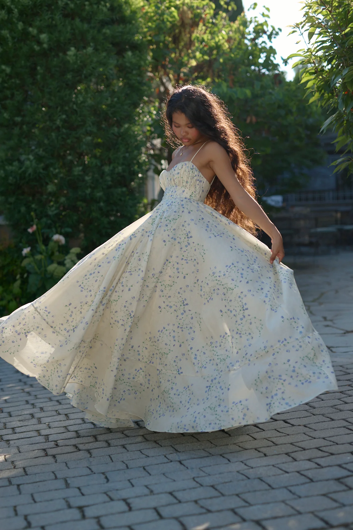 The Blue Vine Roman Holiday Gown - Image 10