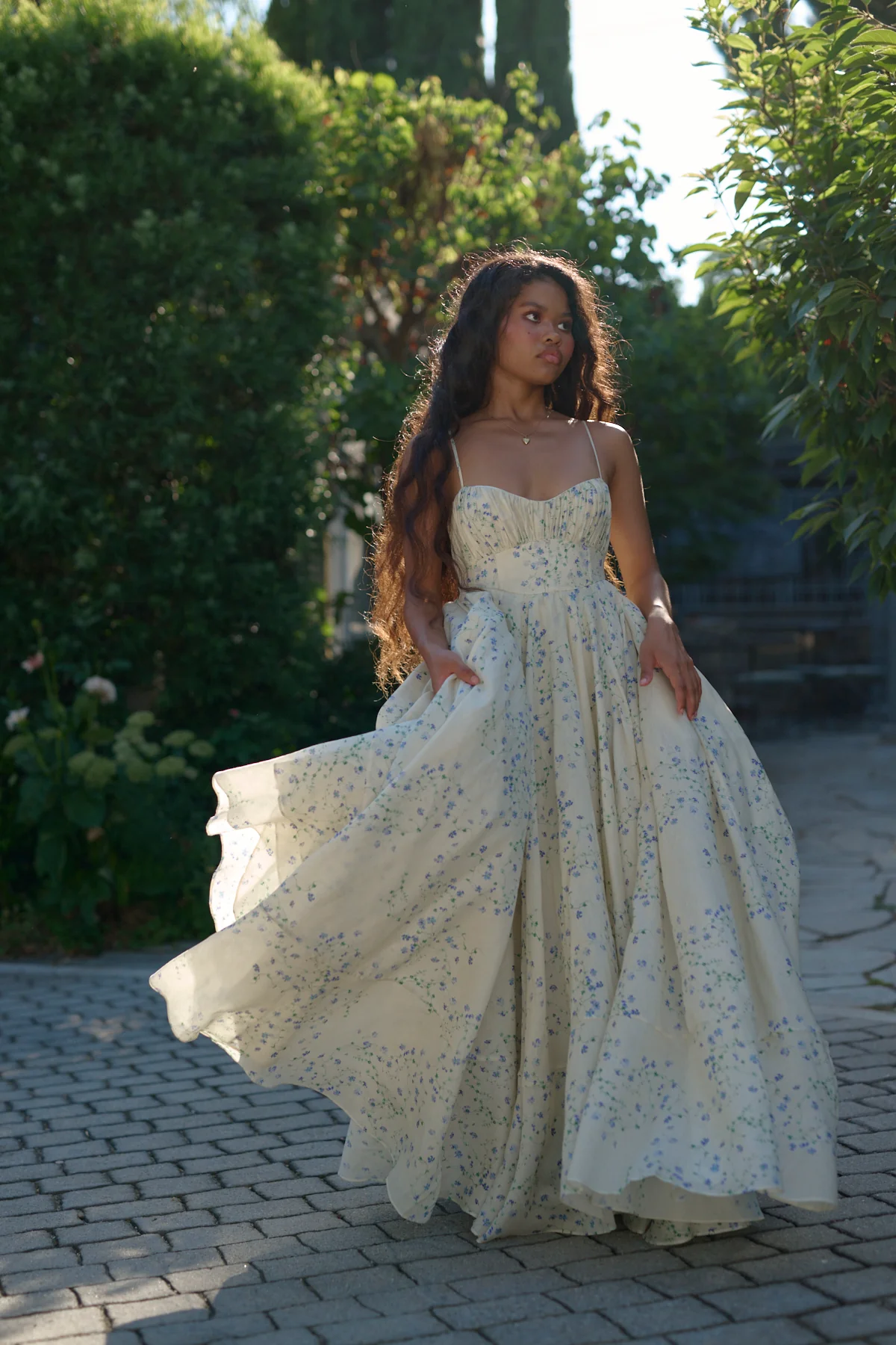 The Blue Vine Roman Holiday Gown - Image 16
