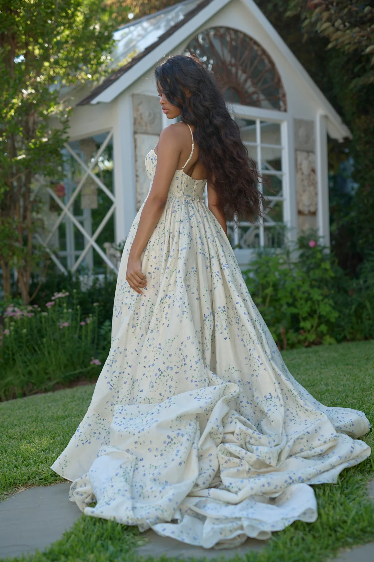 The Blue Vine Roman Holiday Gown - Image 9