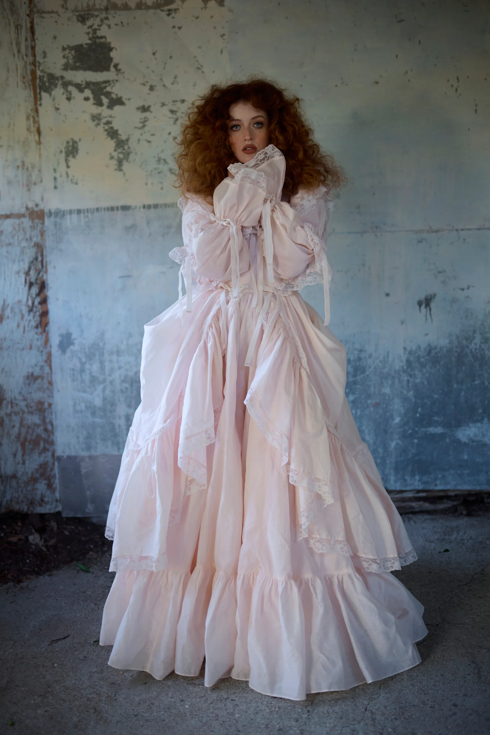 The Blush Silk Organdy Waltz Gown - Image 19
