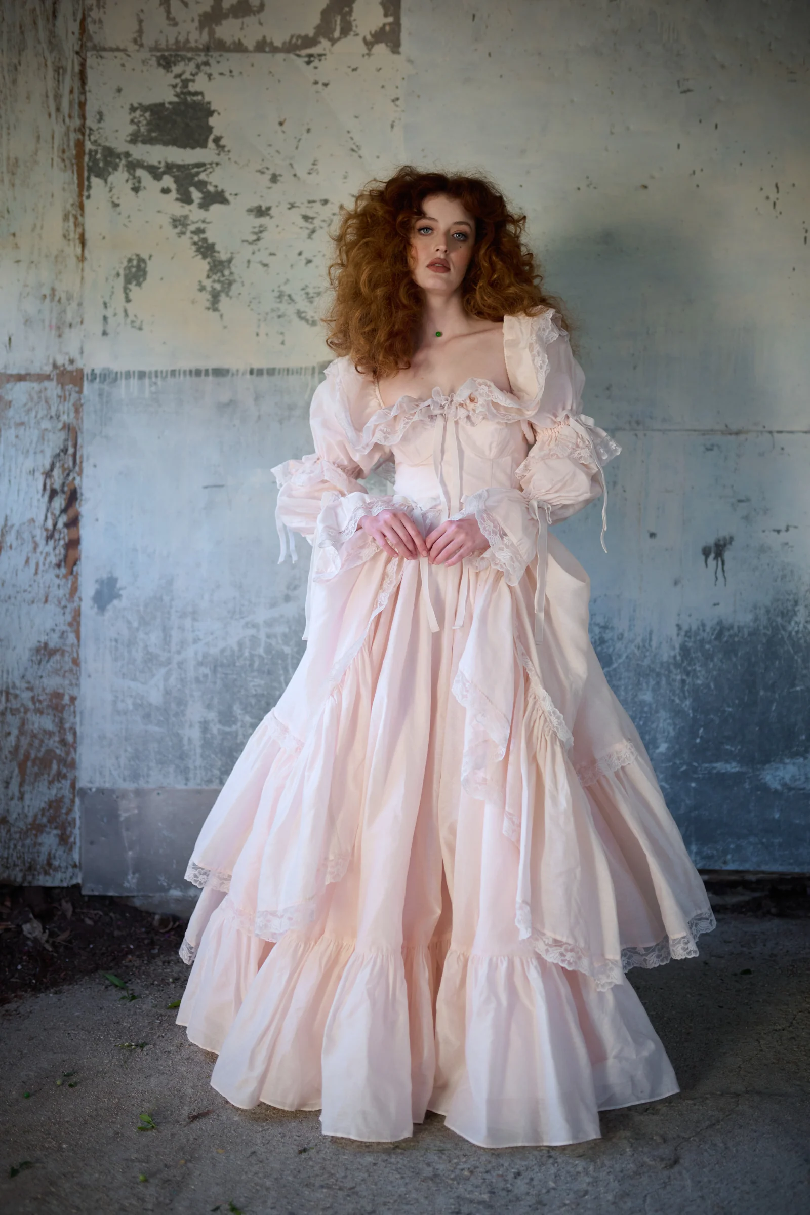 The Blush Silk Organdy Waltz Gown - Image 22