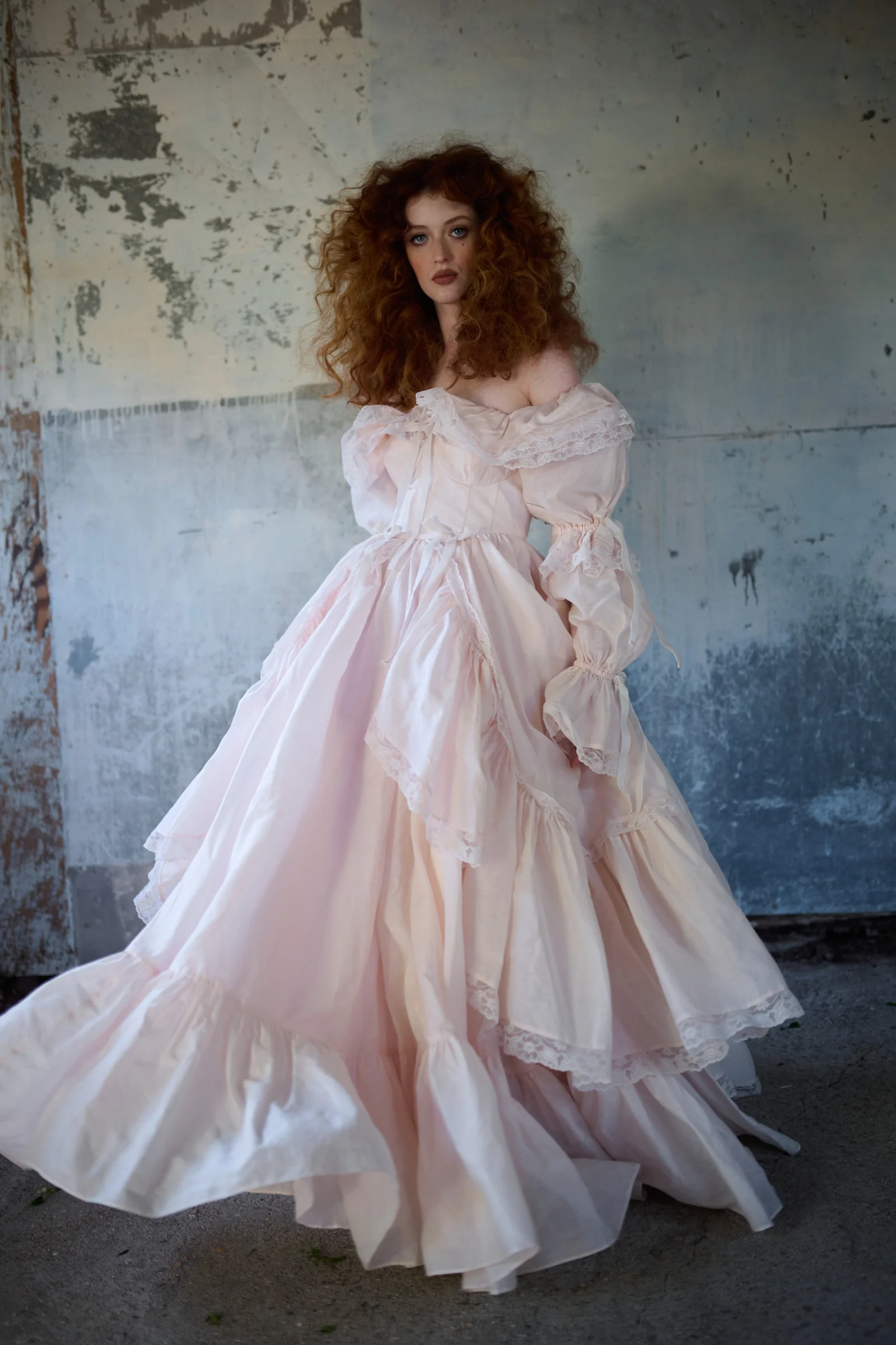 The Blush Silk Organdy Waltz Gown - Image 24