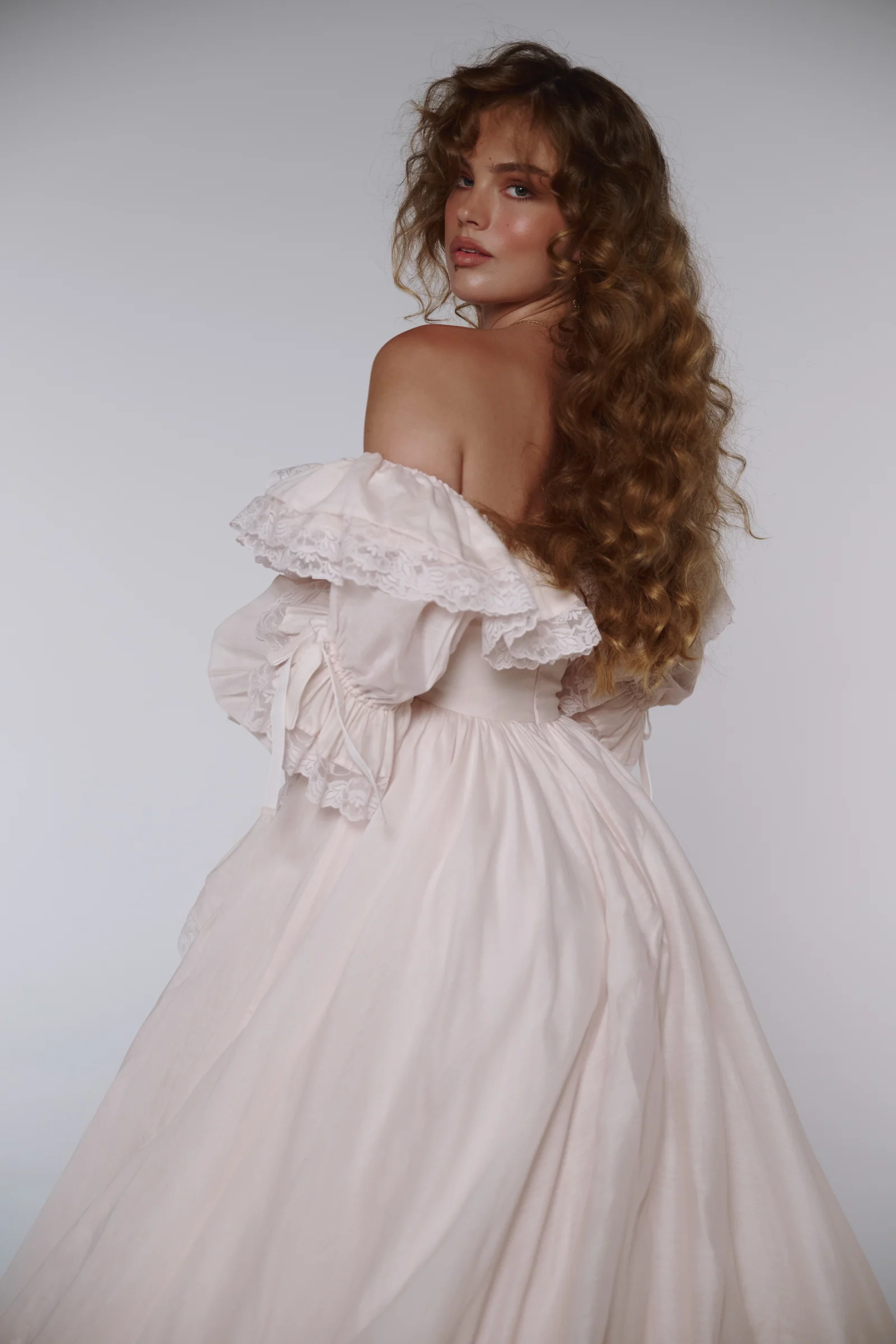 The Blush Silk Organdy Waltz Gown - Image 5