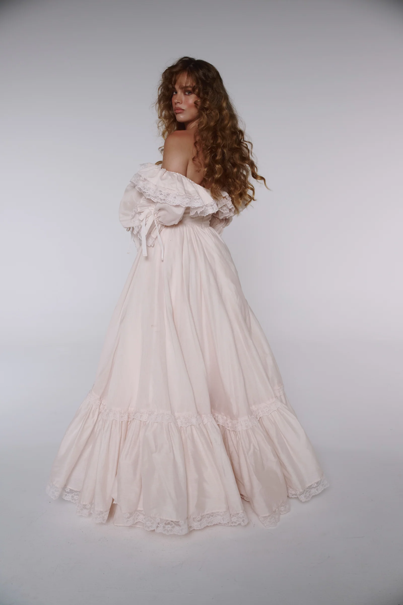 The Blush Silk Organdy Waltz Gown - Image 7