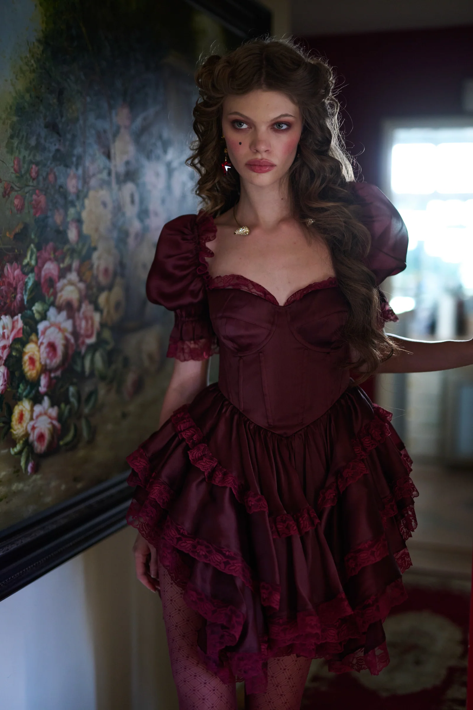 The Bordeaux Cecile Dress - Image 24