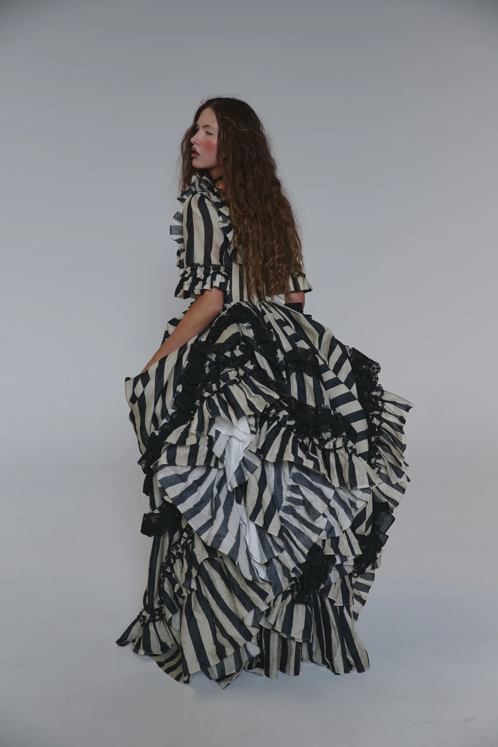 The Buccaneer Silk Organdy Antoinette Gown - Image 26