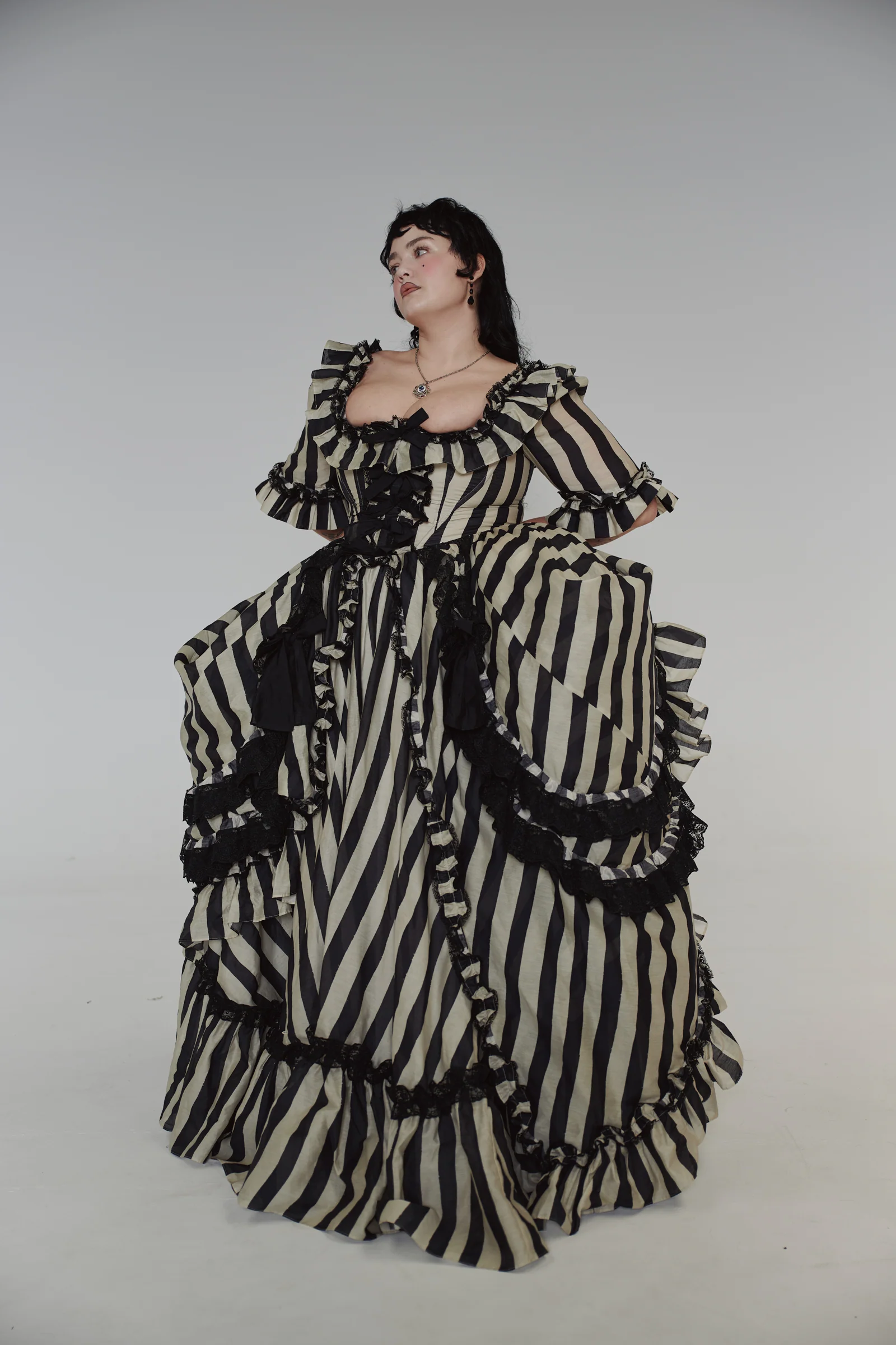 The Buccaneer Silk Organdy Antoinette Gown - Image 6