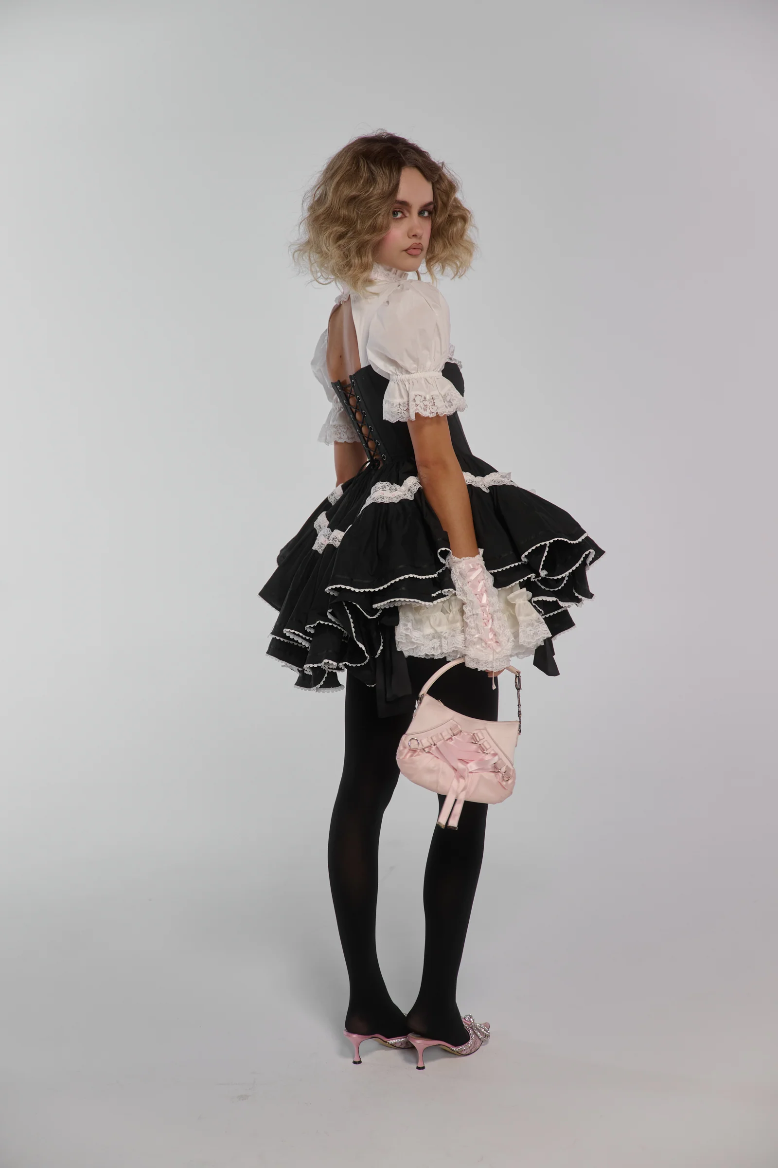 The Caviar Tuxedo Dress - Image 5