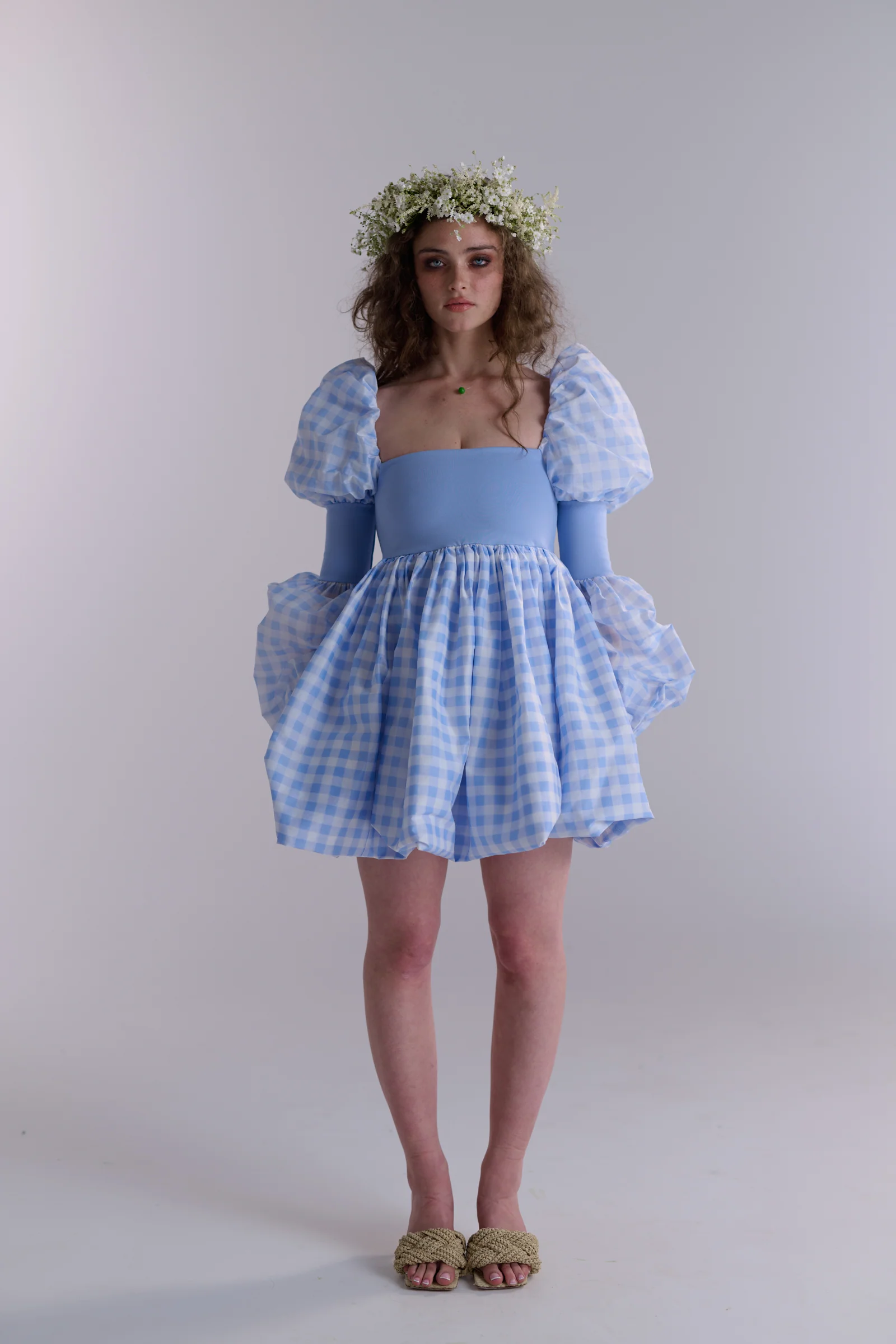 The Dairy Gingham Barre Dress - Image 6