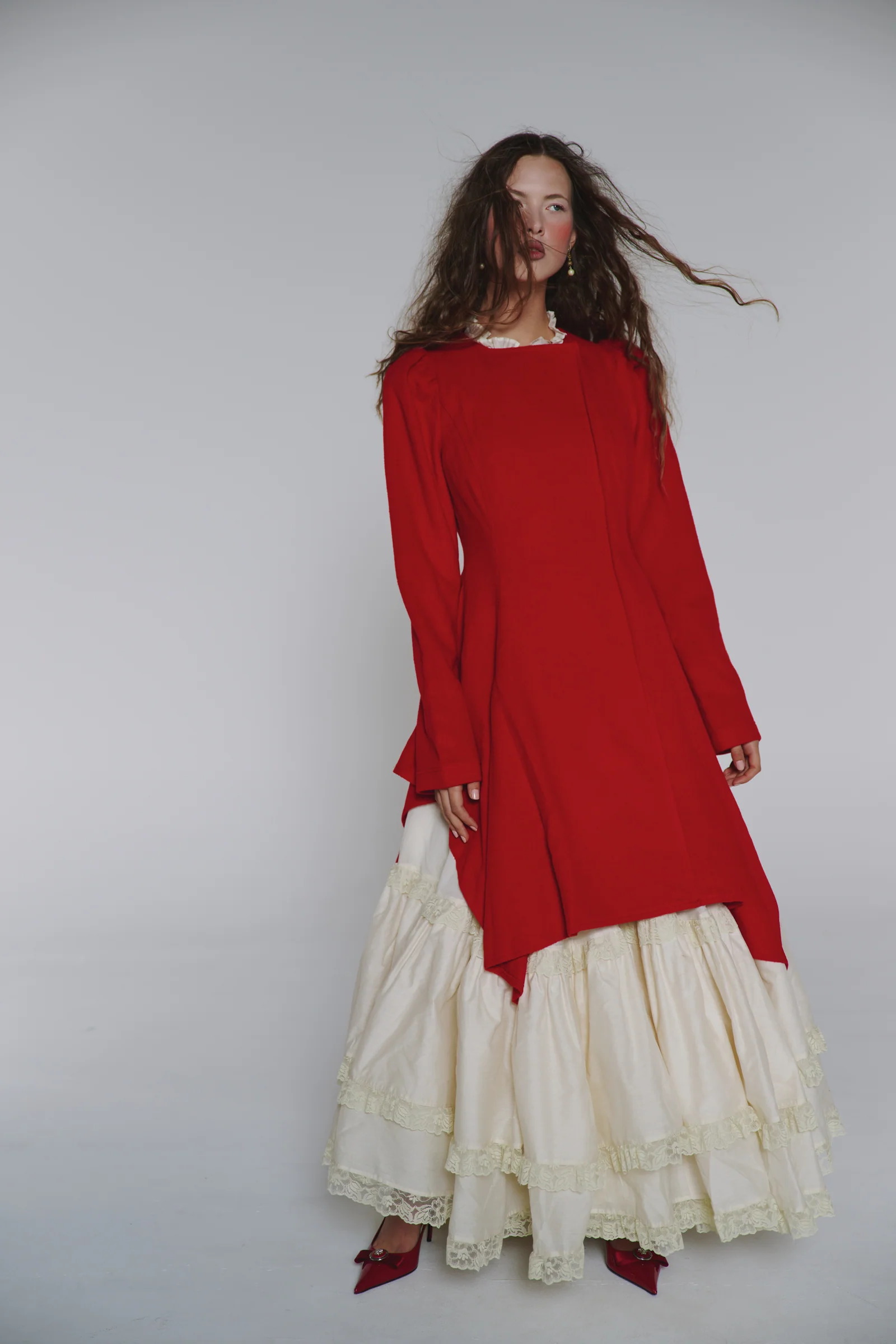 The Revolt Red Romantic Coat - Image 21