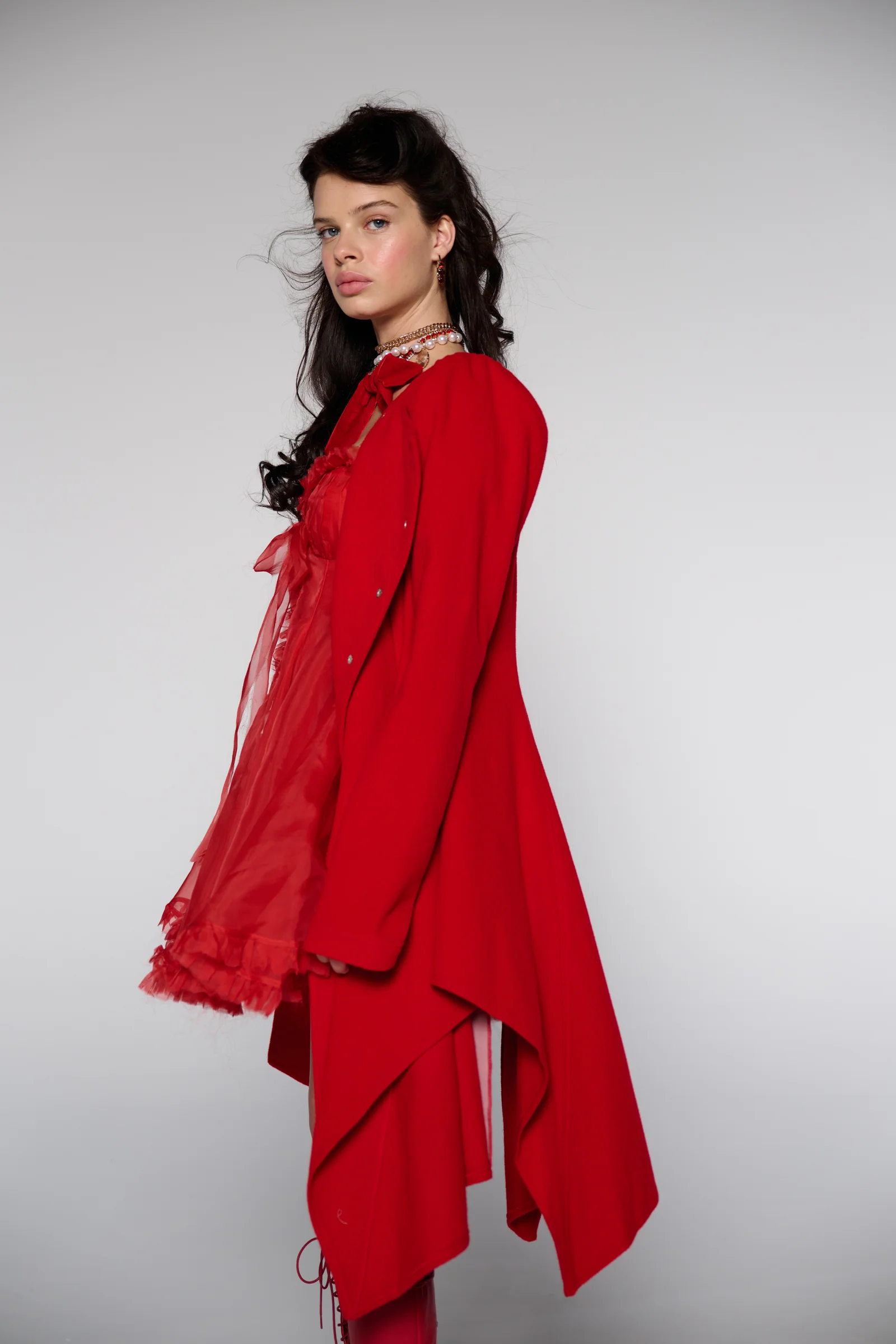 The Revolt Red Romantic Coat - Image 27