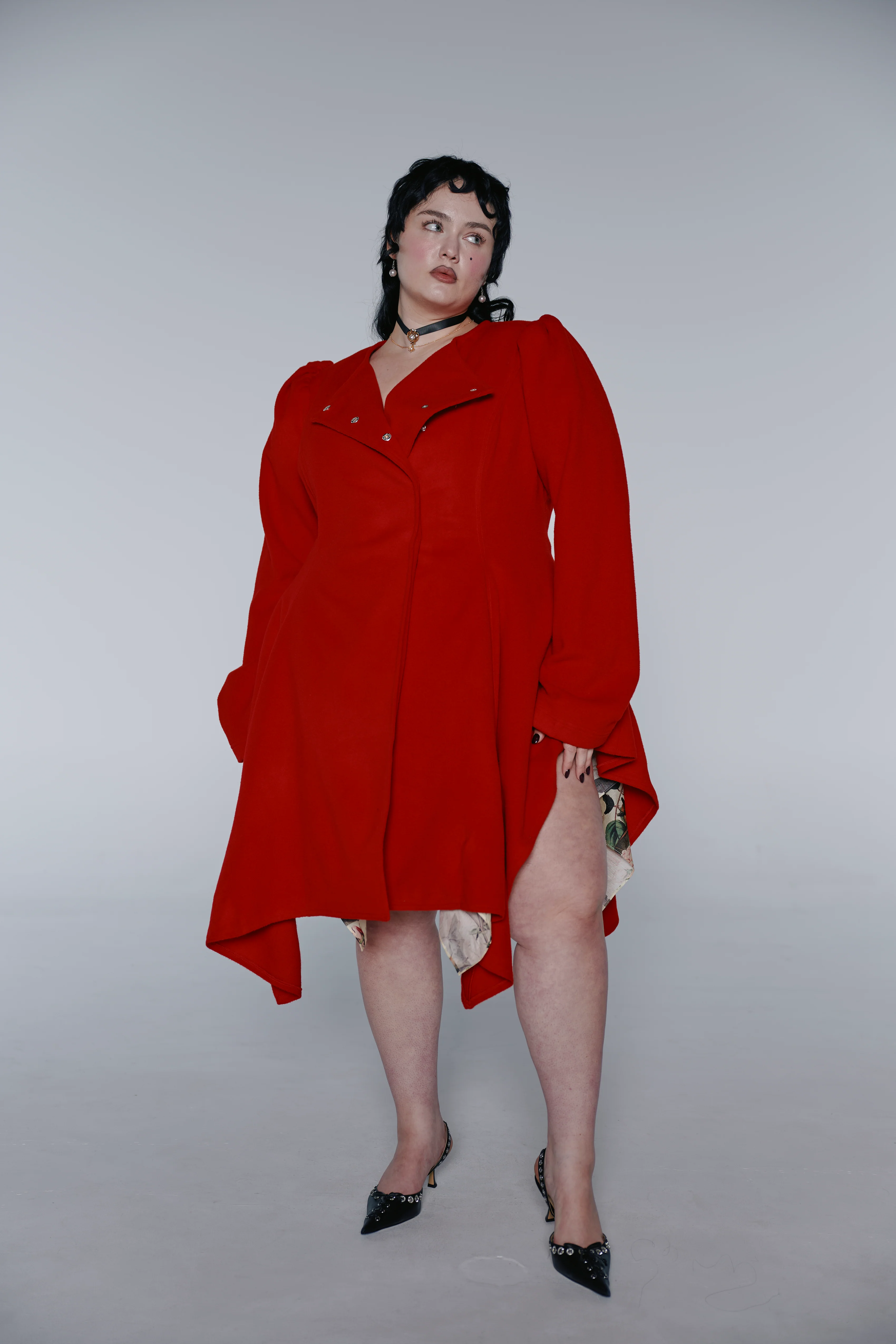 The Revolt Red Romantic Coat - Image 3