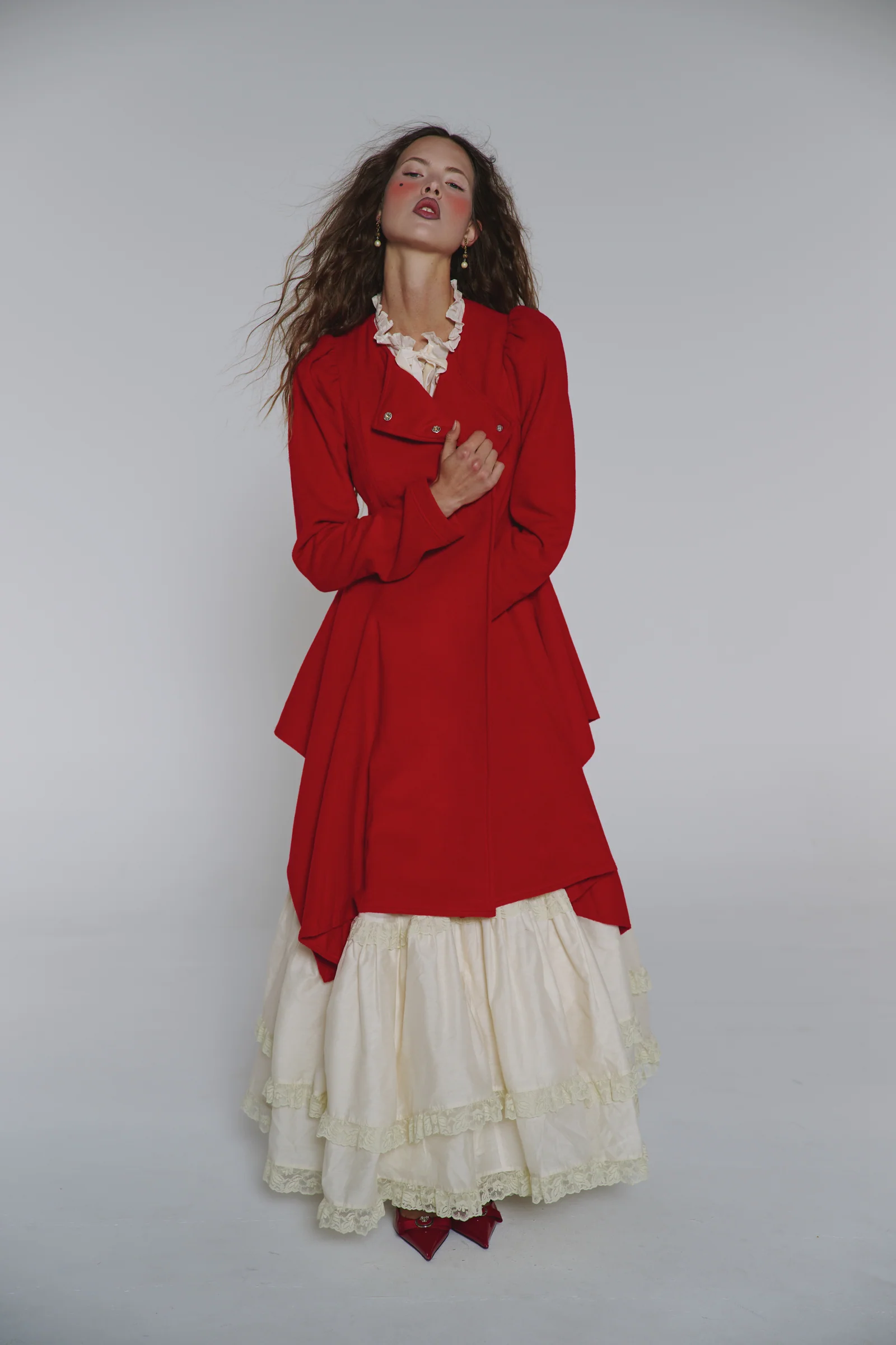 The Revolt Red Romantic Coat - Image 6