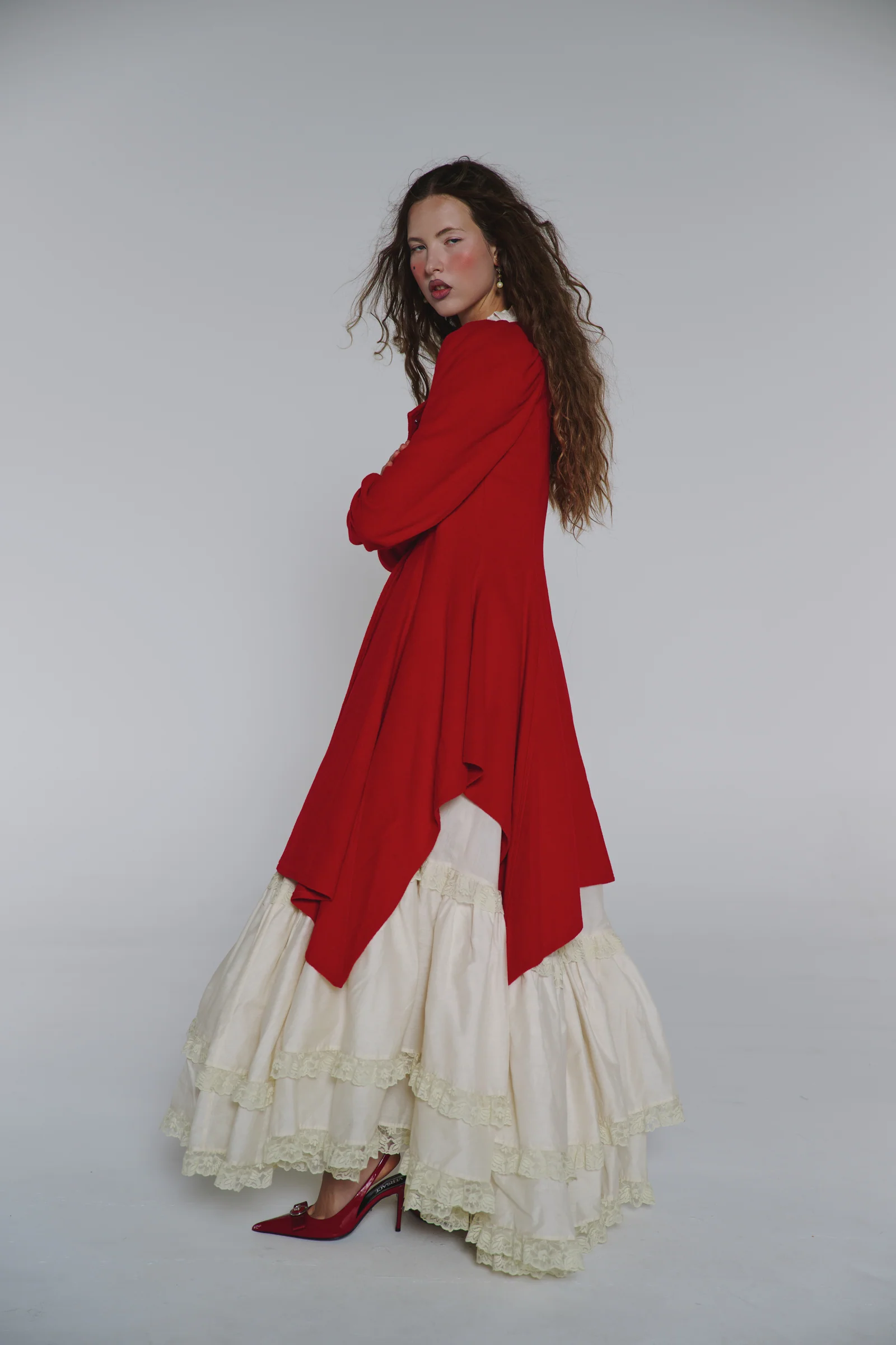 The Revolt Red Romantic Coat - Image 7