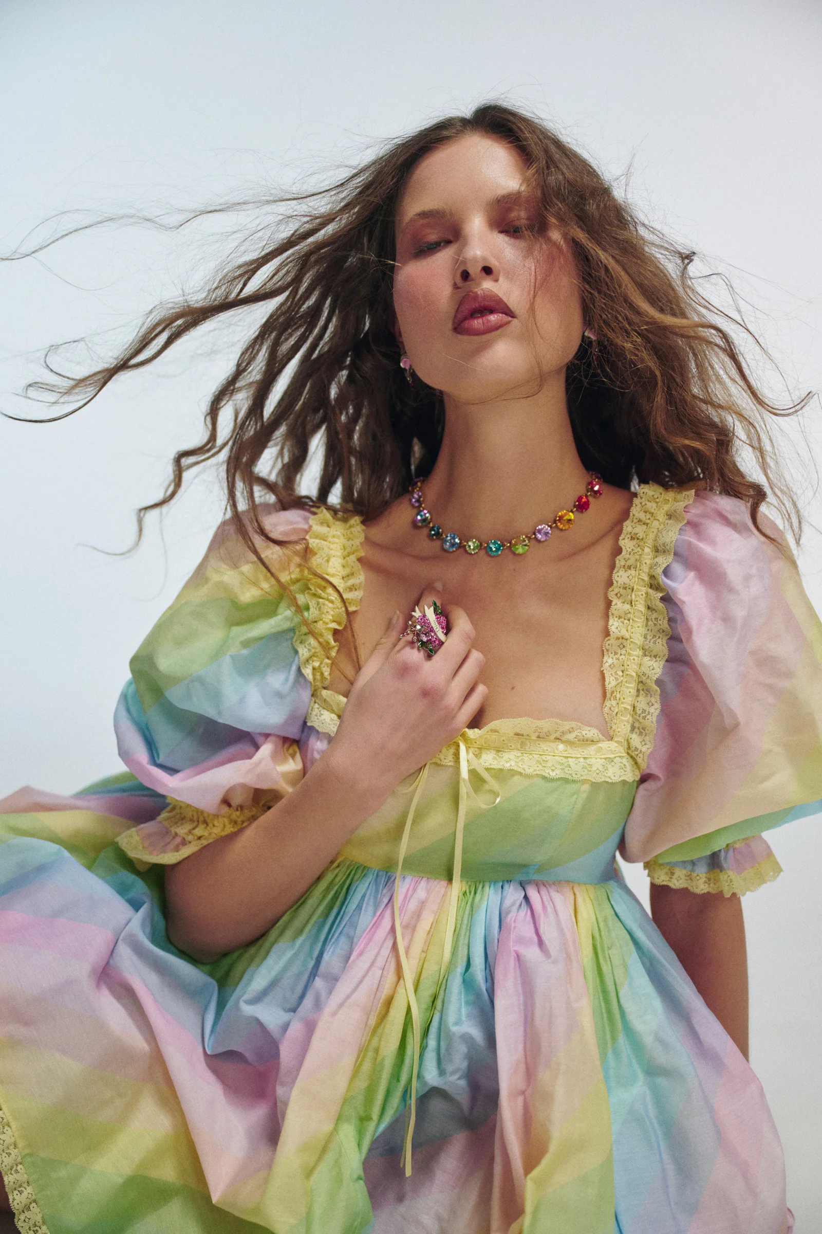 The End Of The Rainbow Gossamer Puff Dress - Image 6