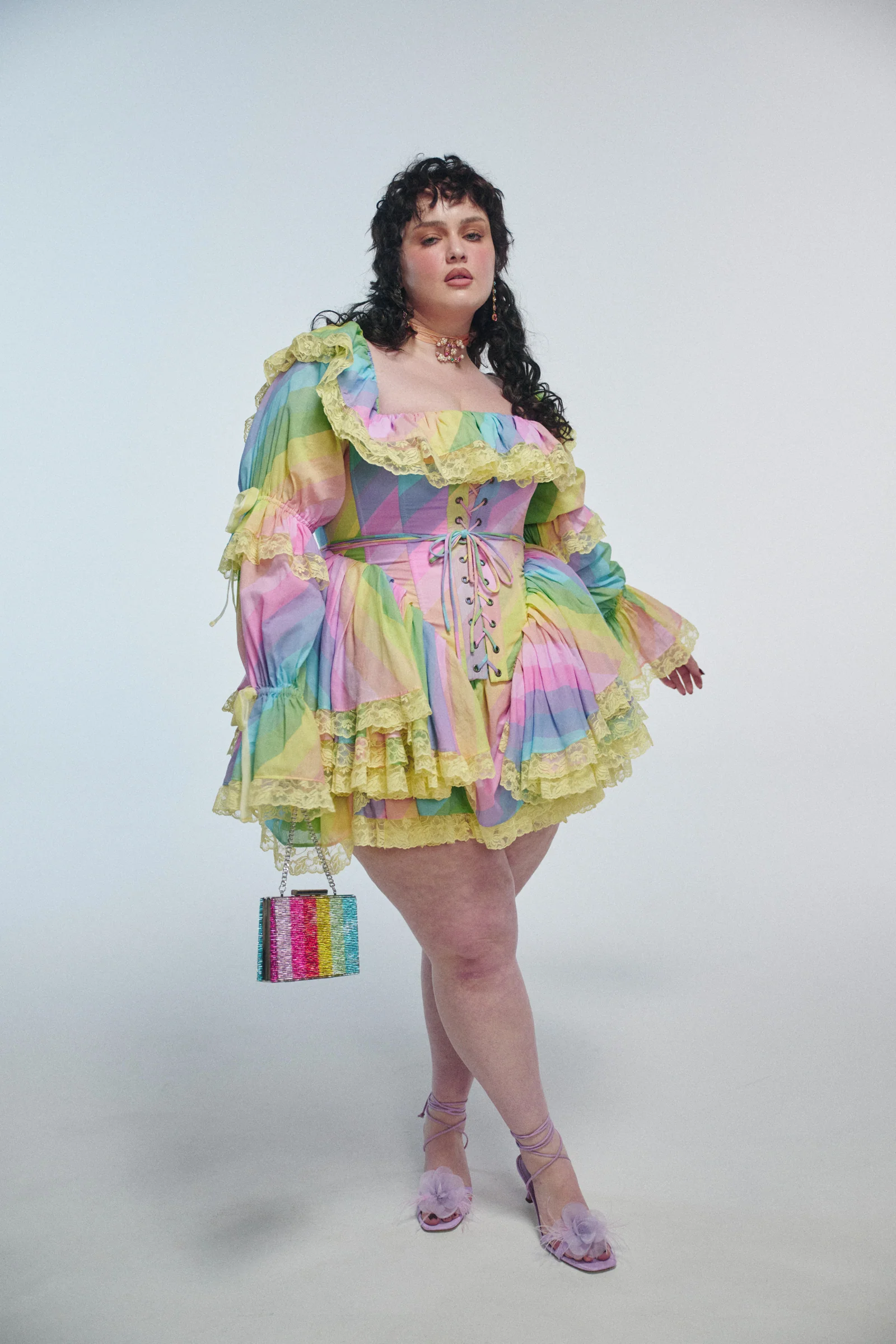 The End Of The Rainbow Victorian Corset - Image 5