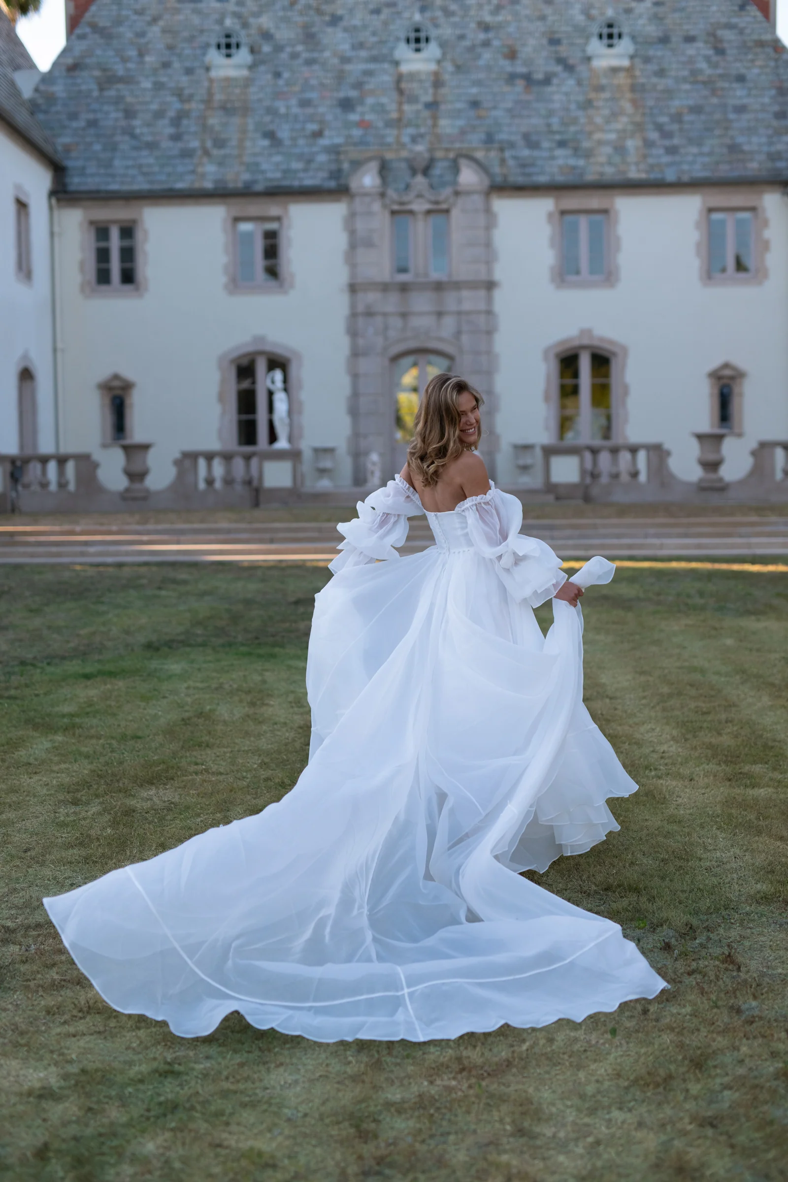 The Ivory Capulet Gown - Image 13