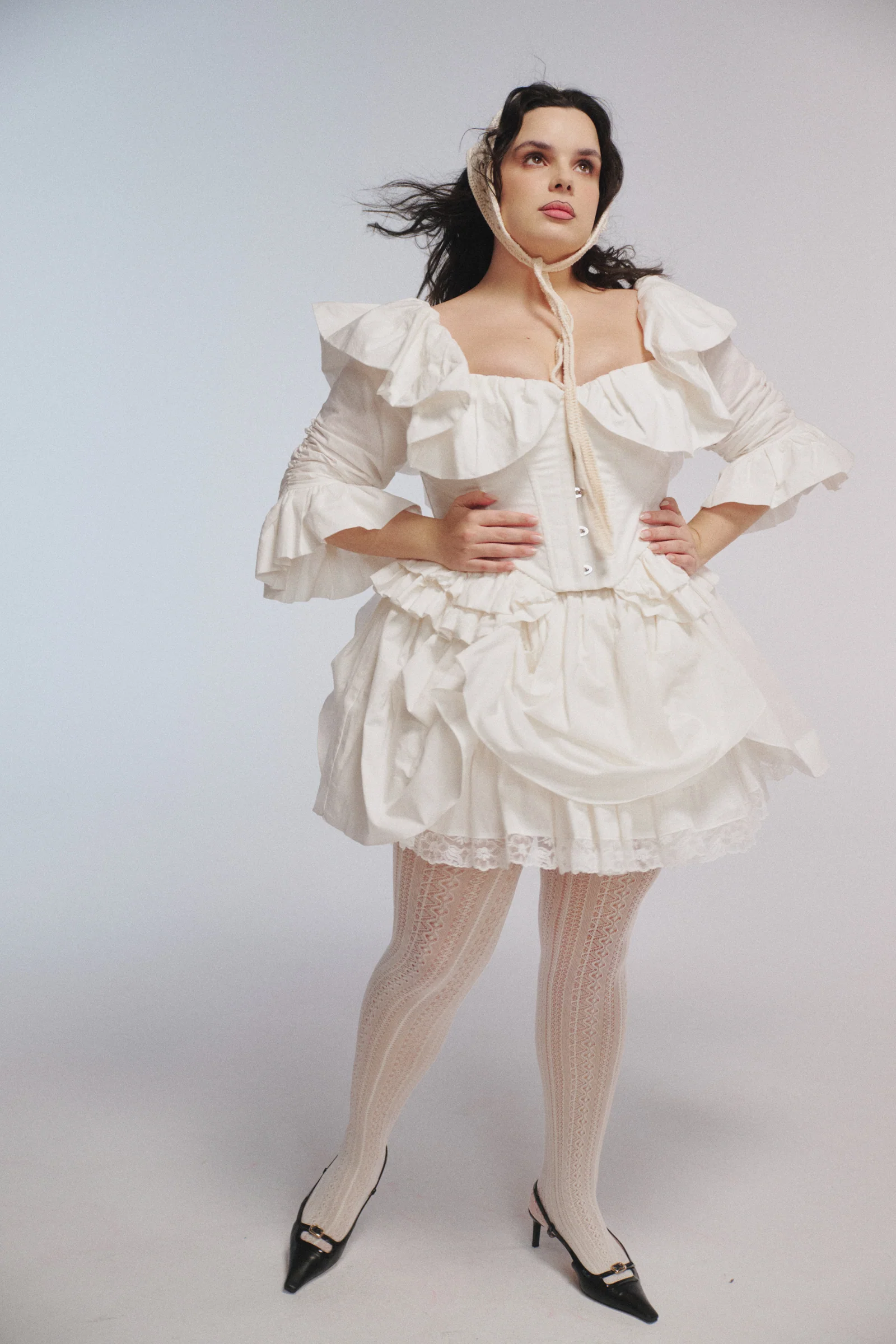 The Ivory Frou Frou Corset - Image 3