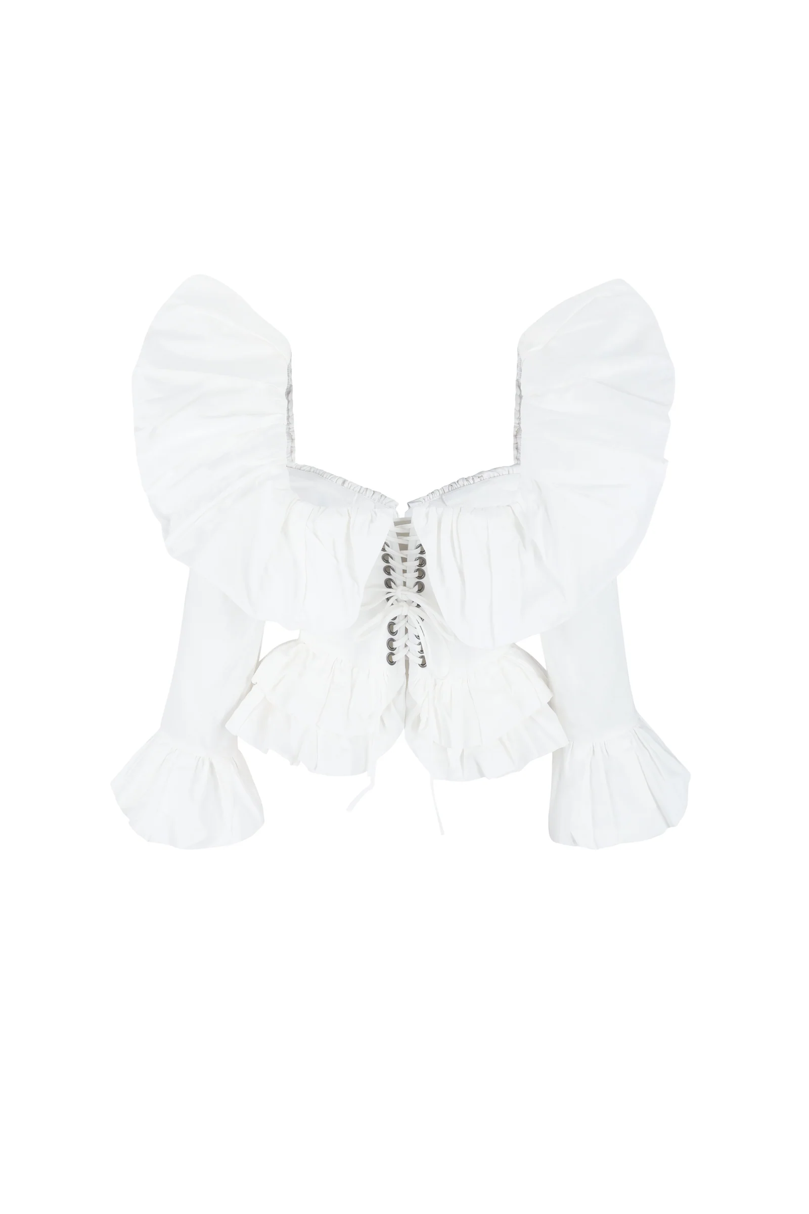 The Ivory Frou Frou Corset - Image 8