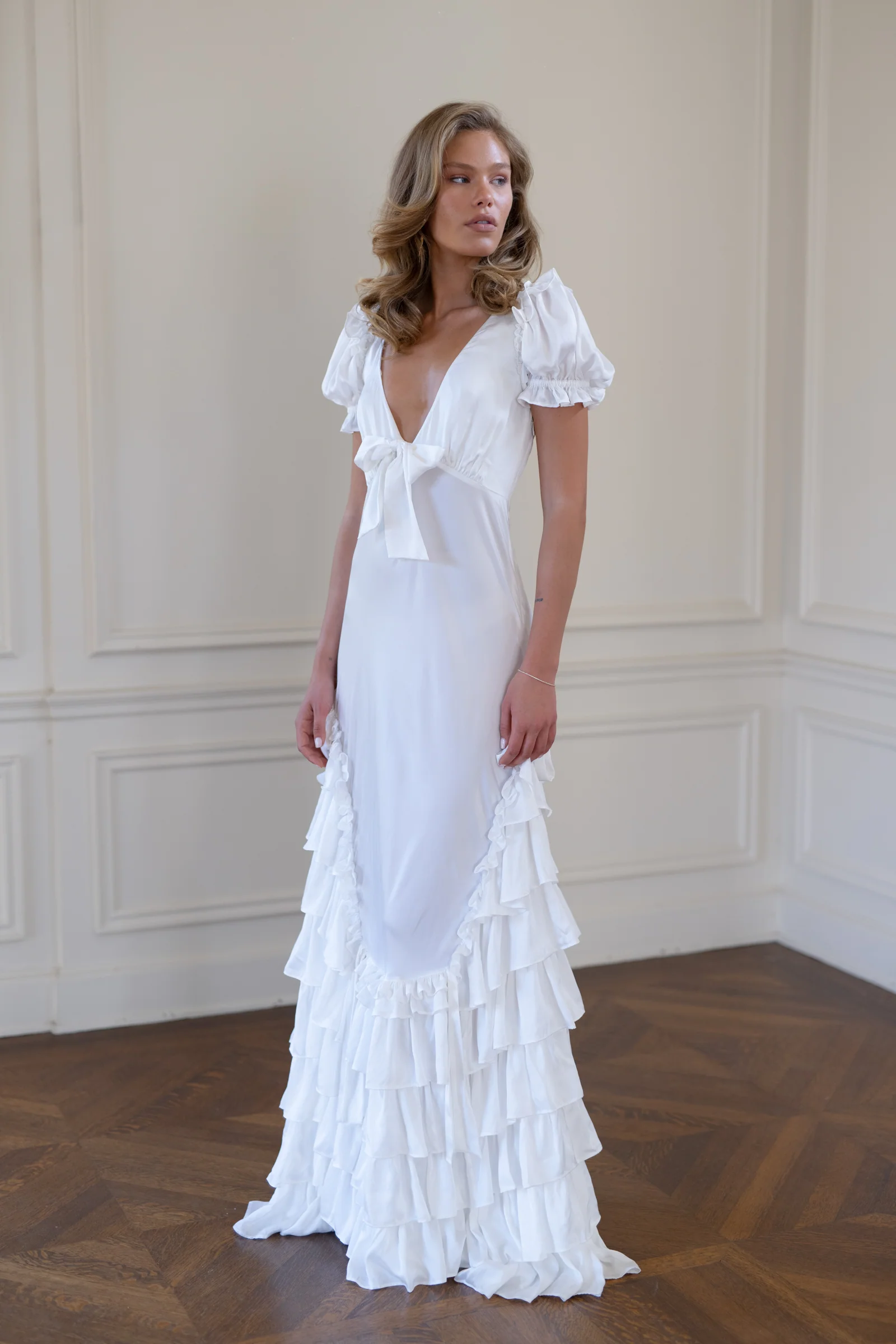 The Ivory Silk Gatsby Slip - Image 3