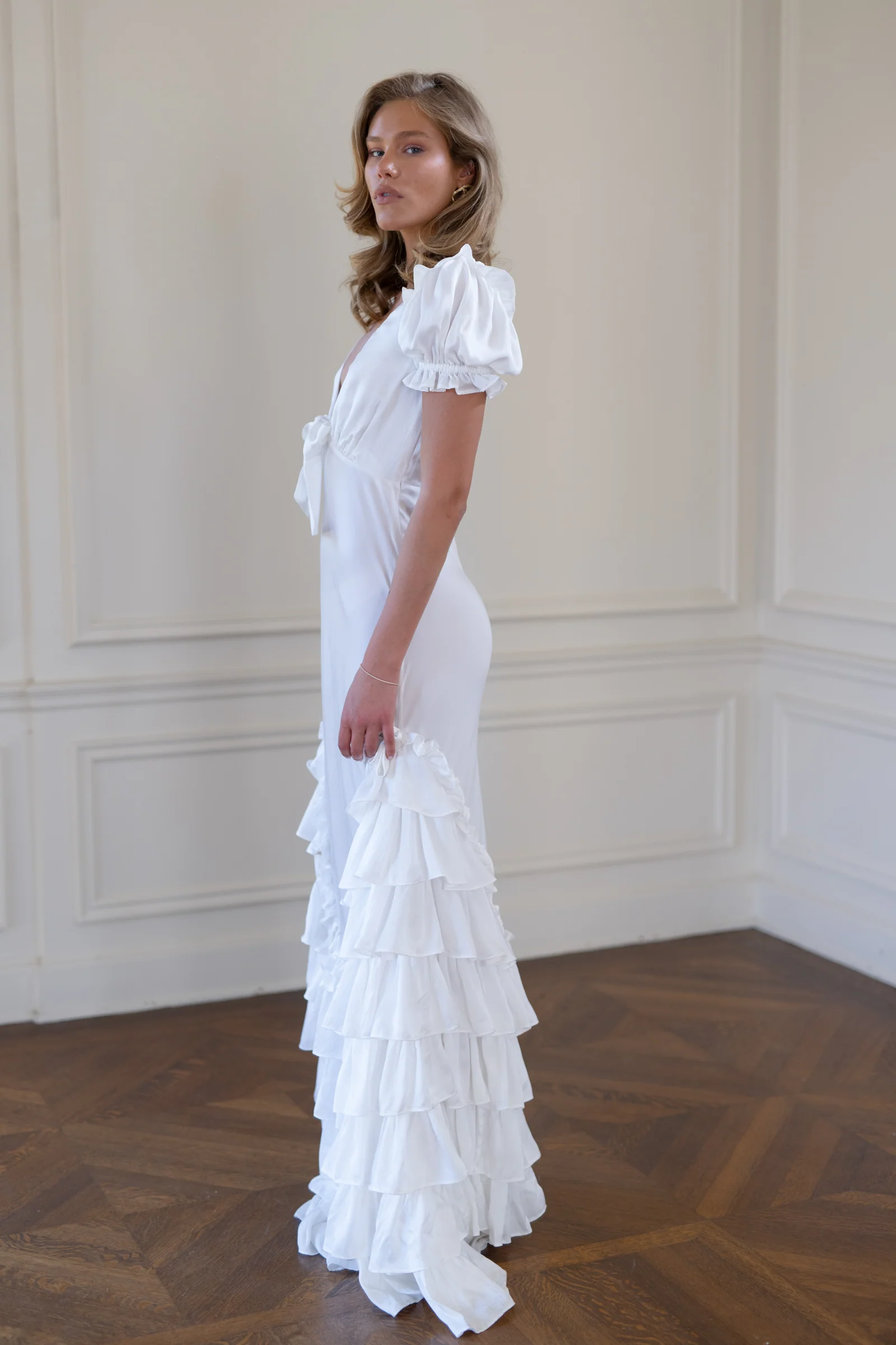 The Ivory Silk Gatsby Slip - Image 4