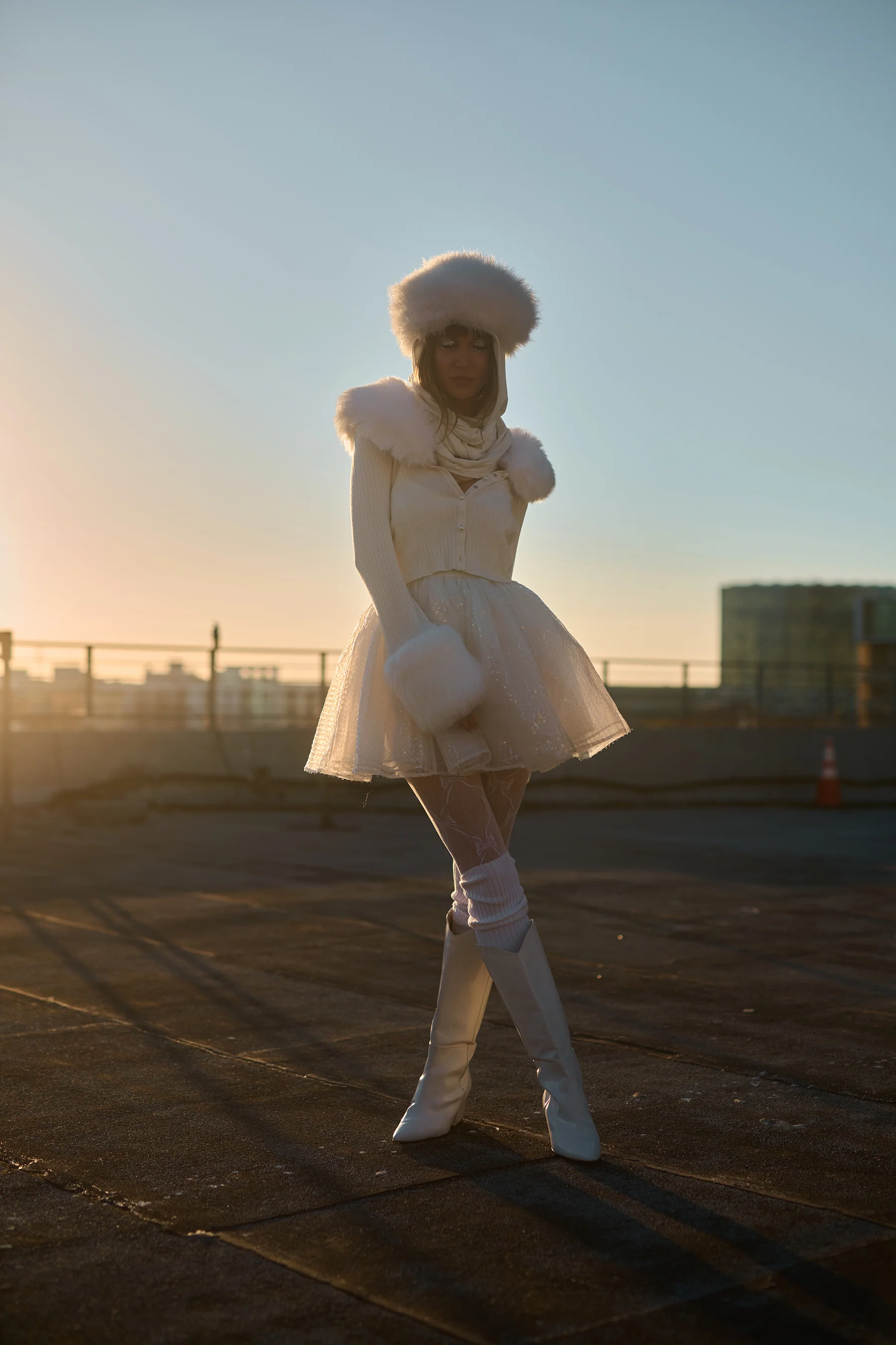 The Ivory Ice Skate Home Cardi - Image 9