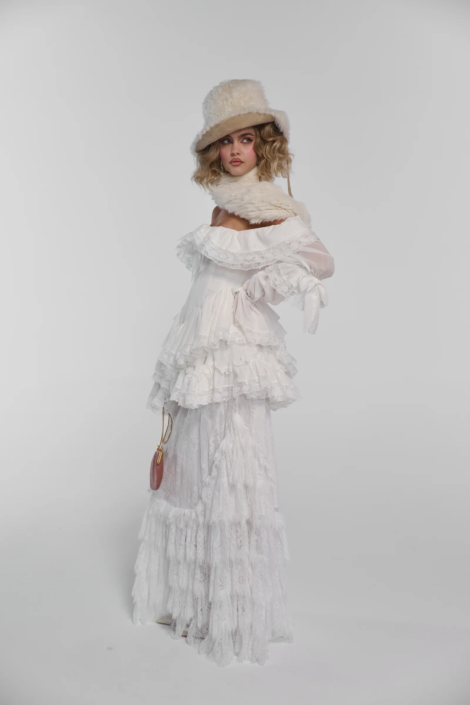 The Ivory Lace Gatsby Skirt