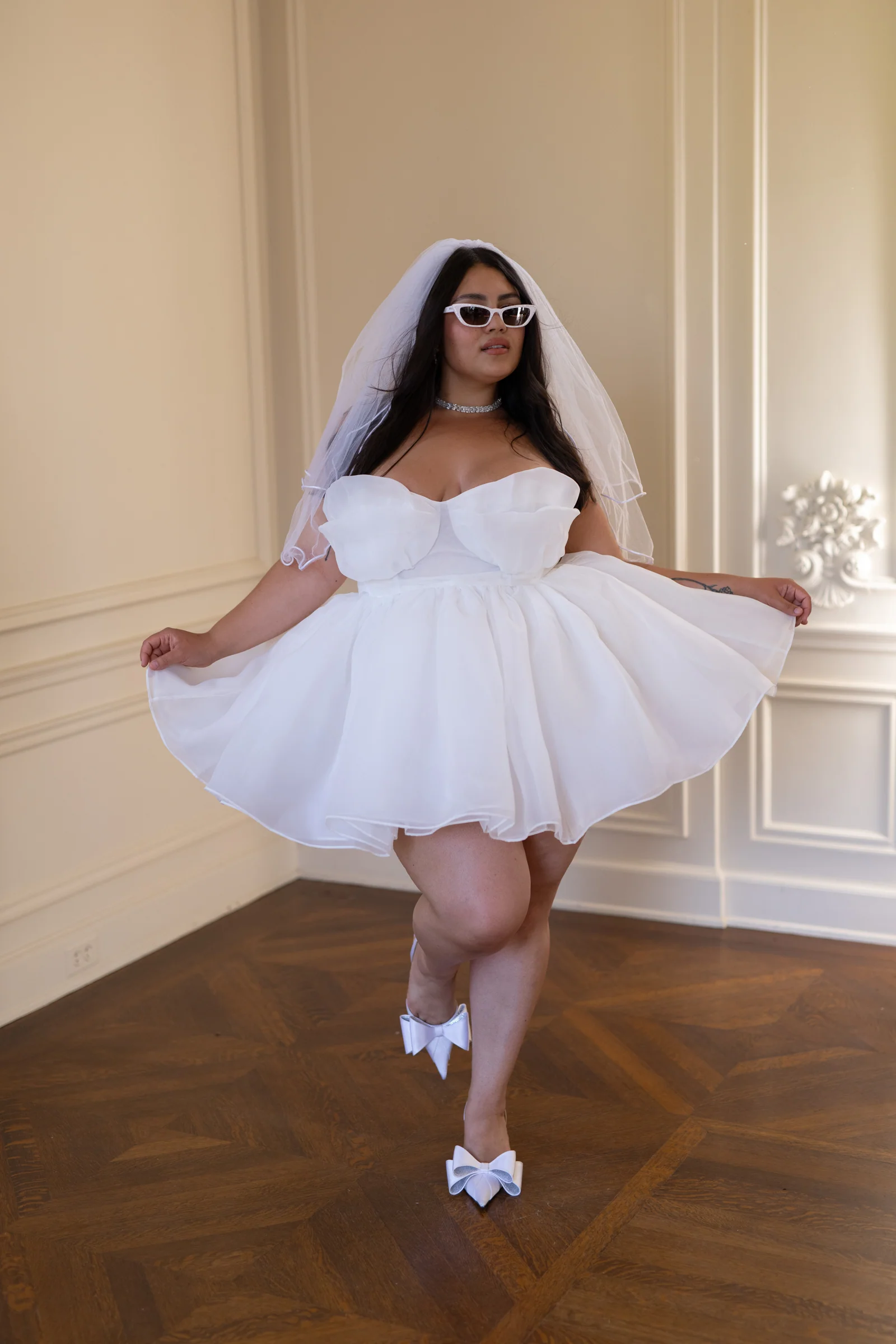 The Ivory Party Blue Moon Dress - Image 4