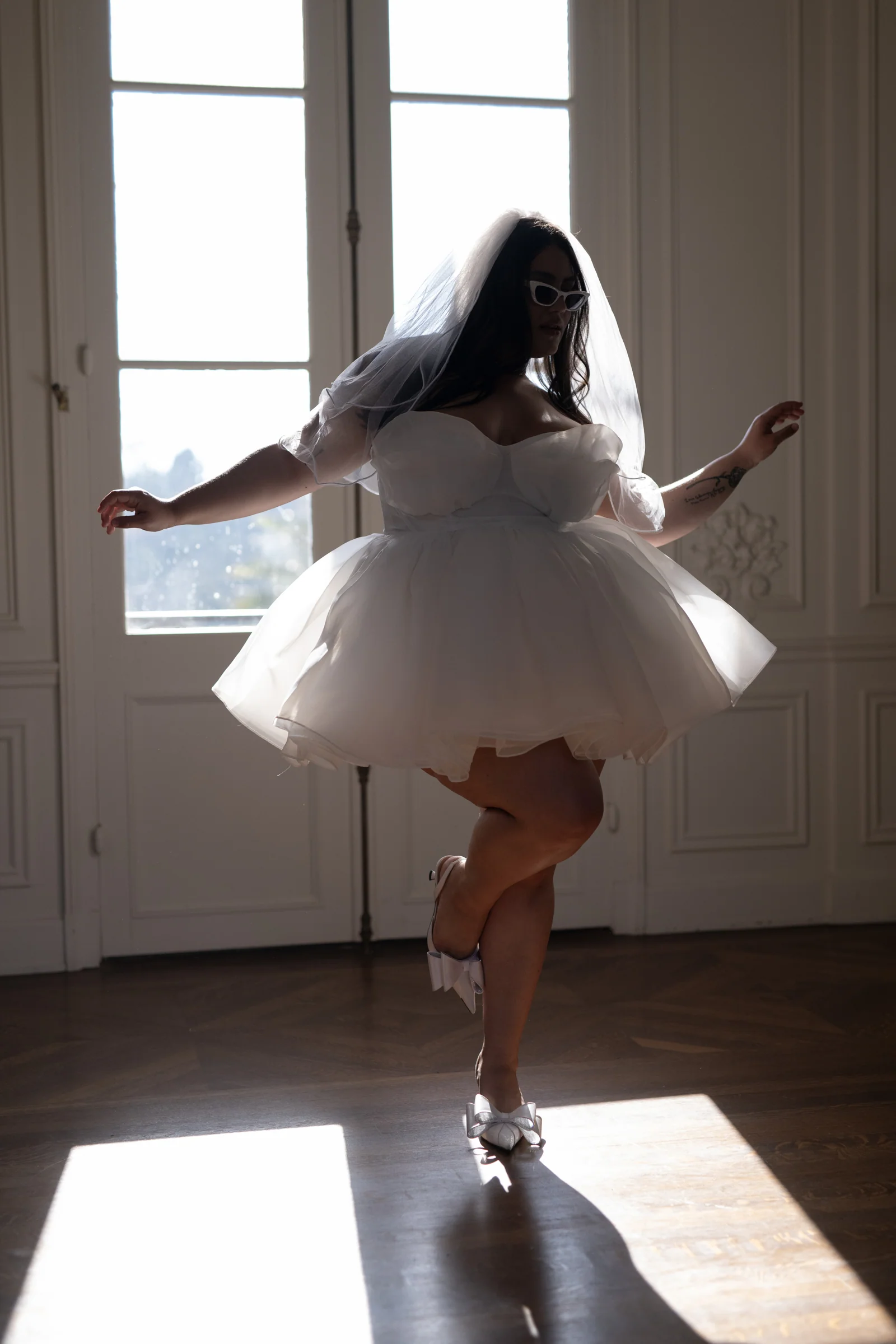 The Ivory Party Blue Moon Dress - Image 8