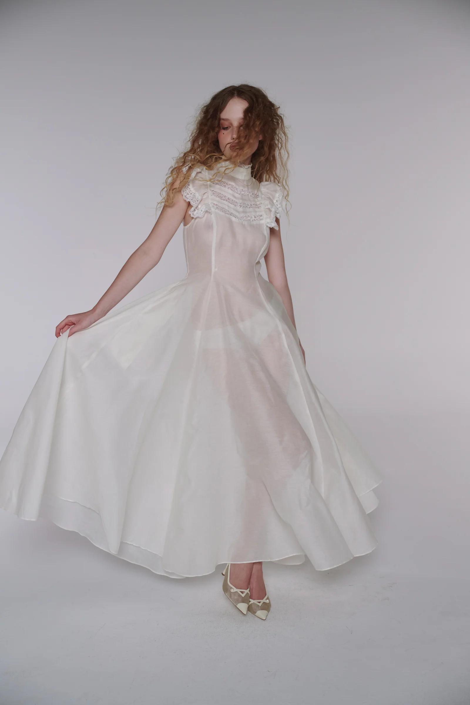 The Ivory Tuck Dress