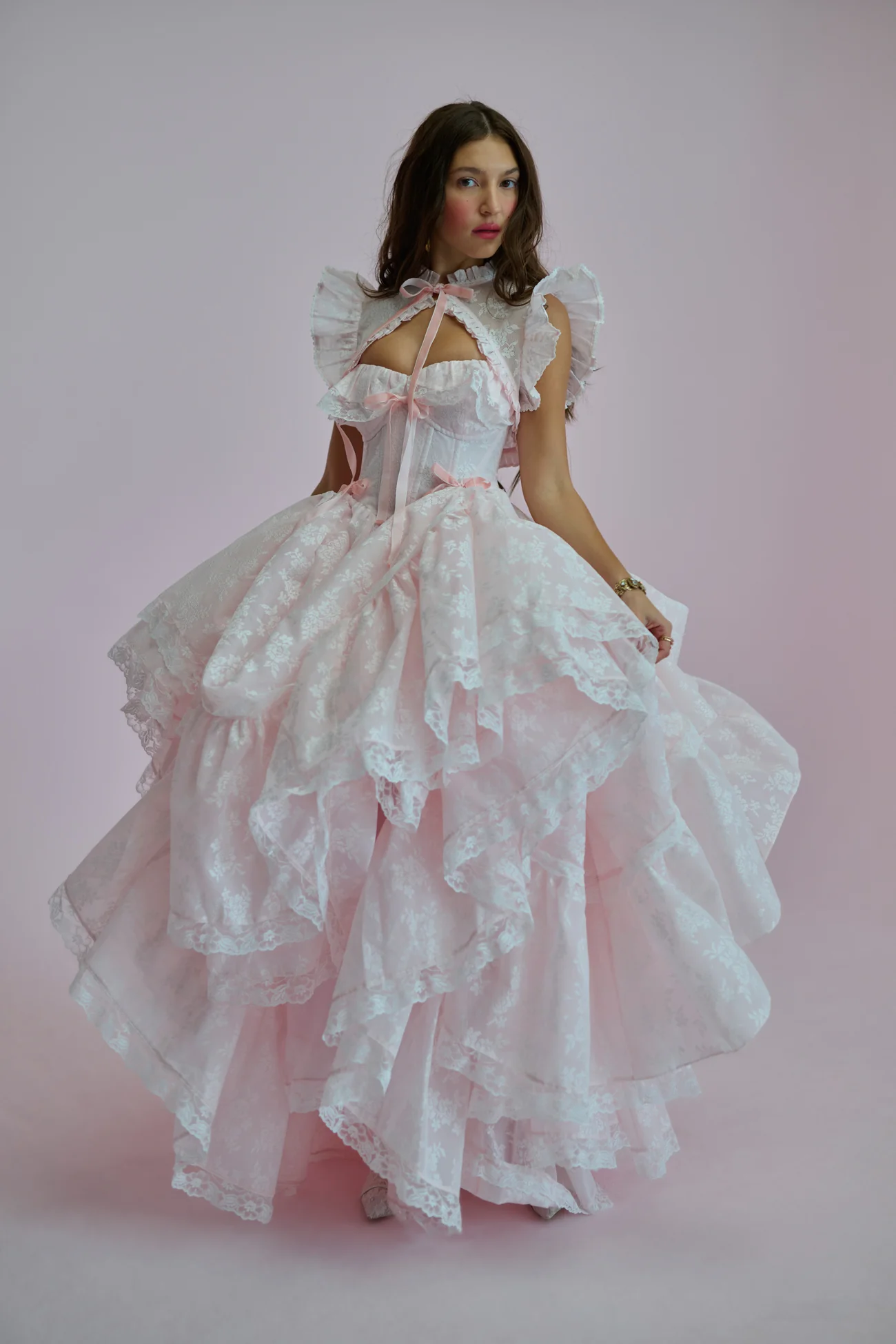 The Pink Lace For Lovers Gown - Image 10