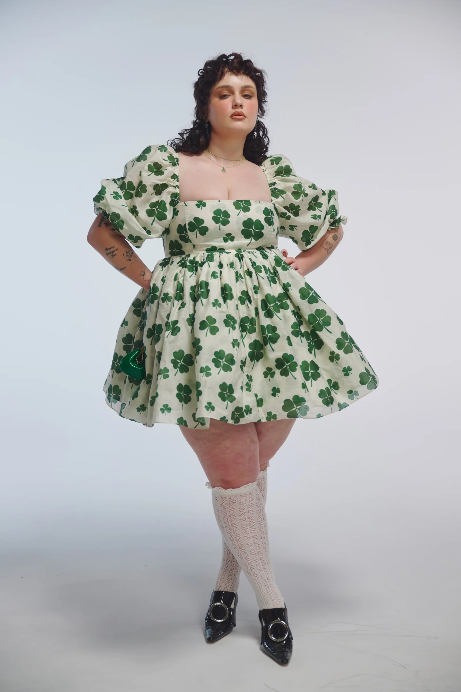 Luck Of The Irish Puff Dress