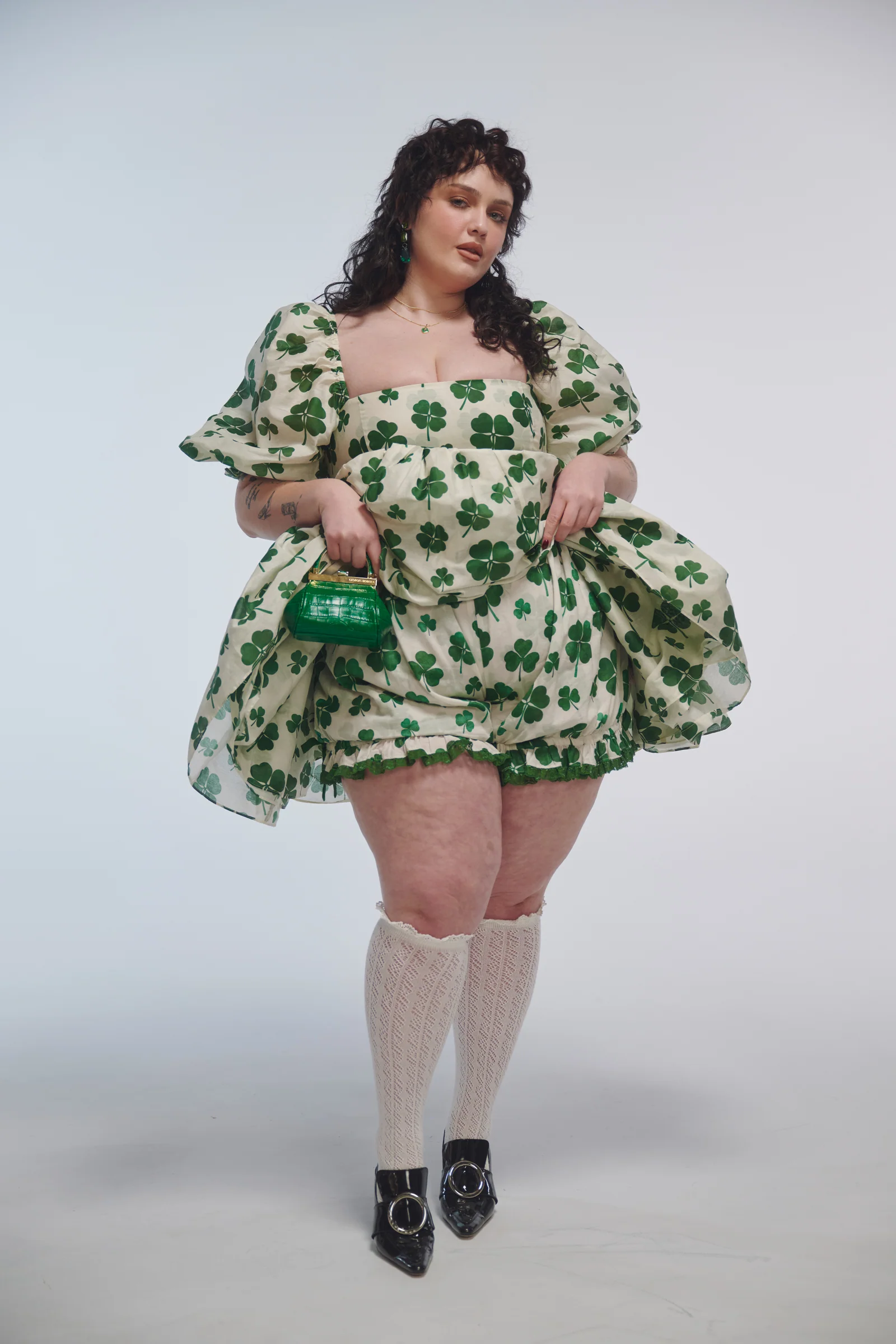 Luck Of The Irish Puff Dress - Image 3